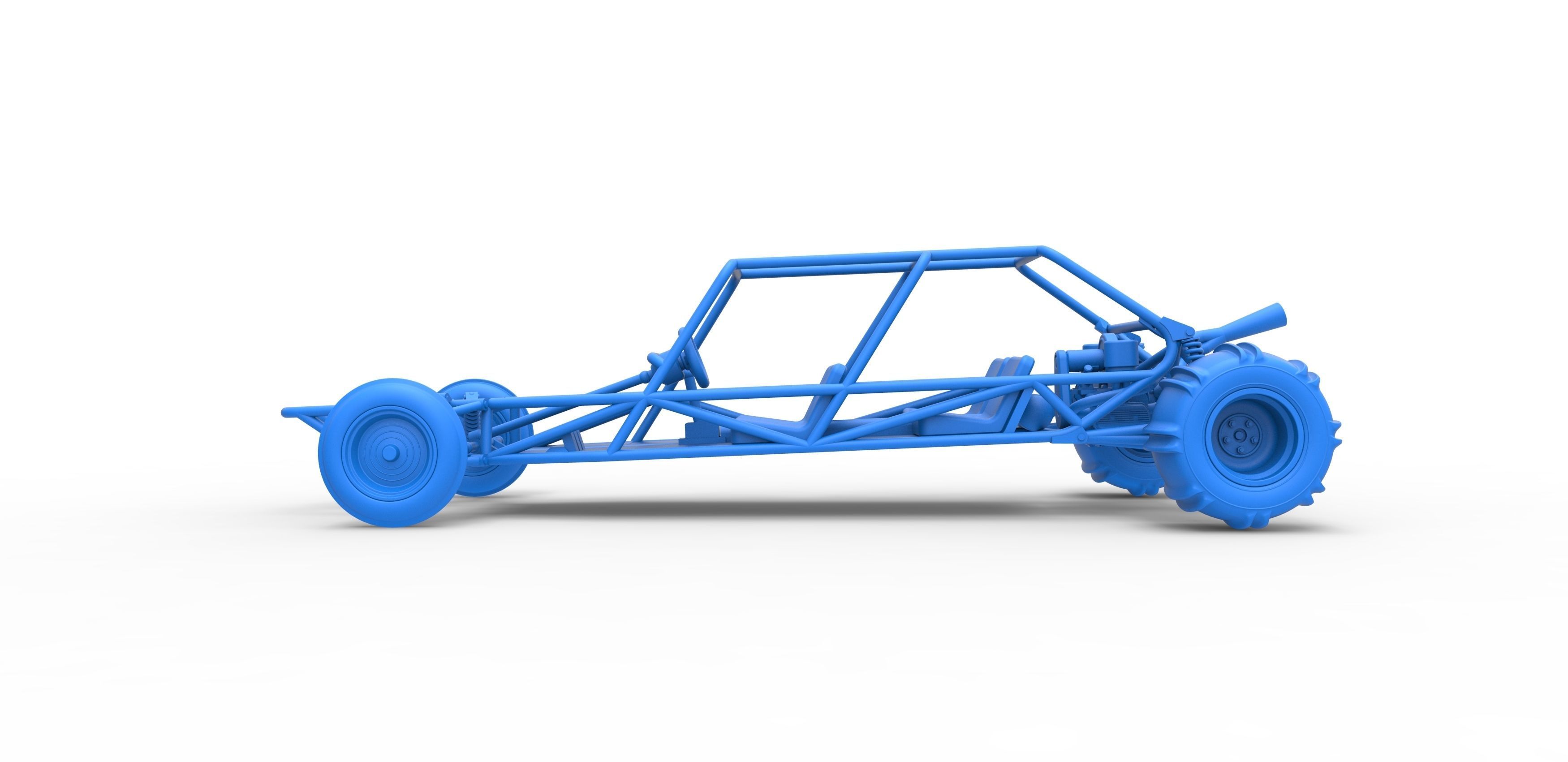 Old school Sand Rail buggy Version 3 Scale 1 to 25 3D print model_20