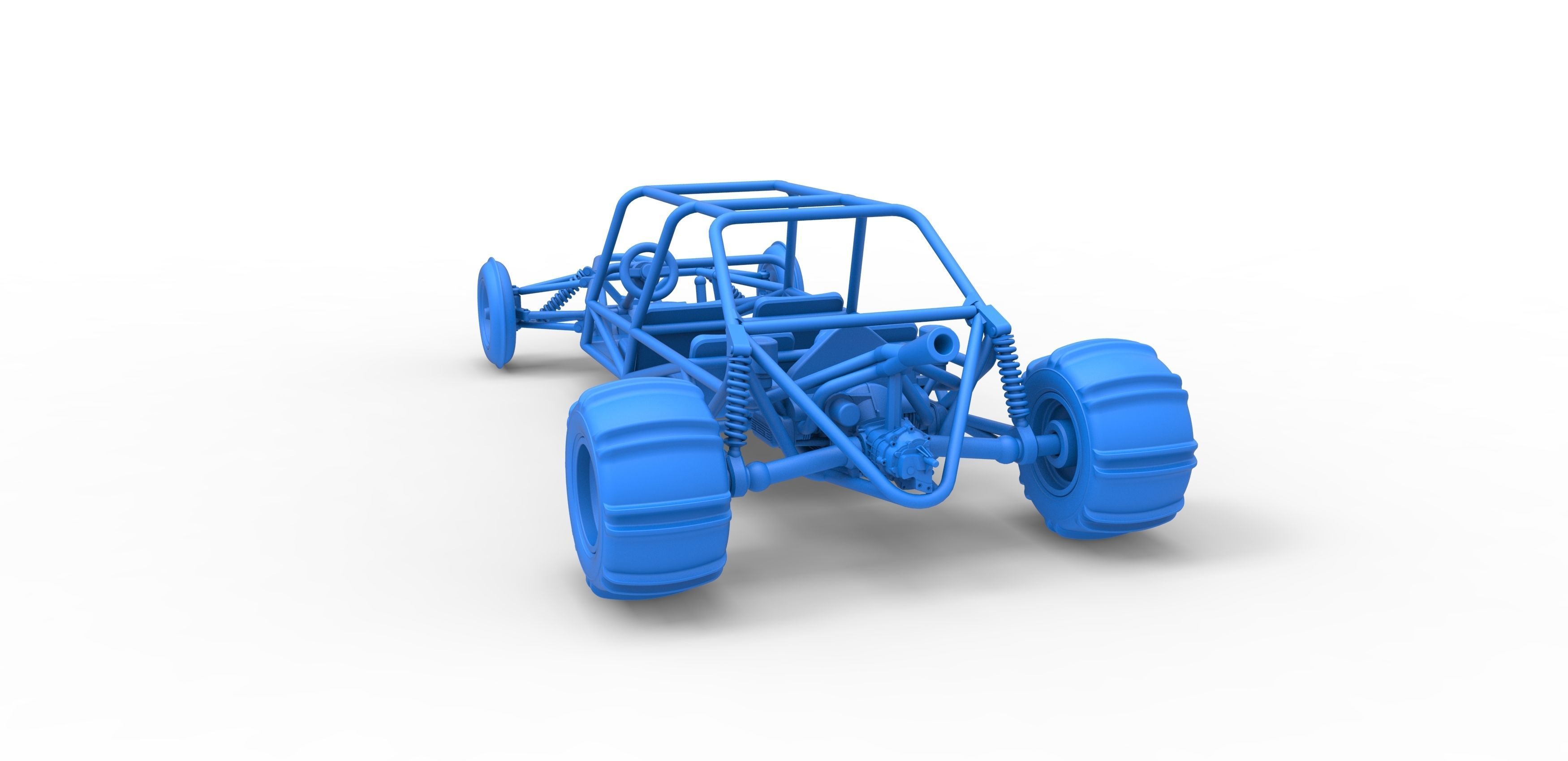 Old school Sand Rail buggy Version 3 Scale 1 to 25 3D print model_24