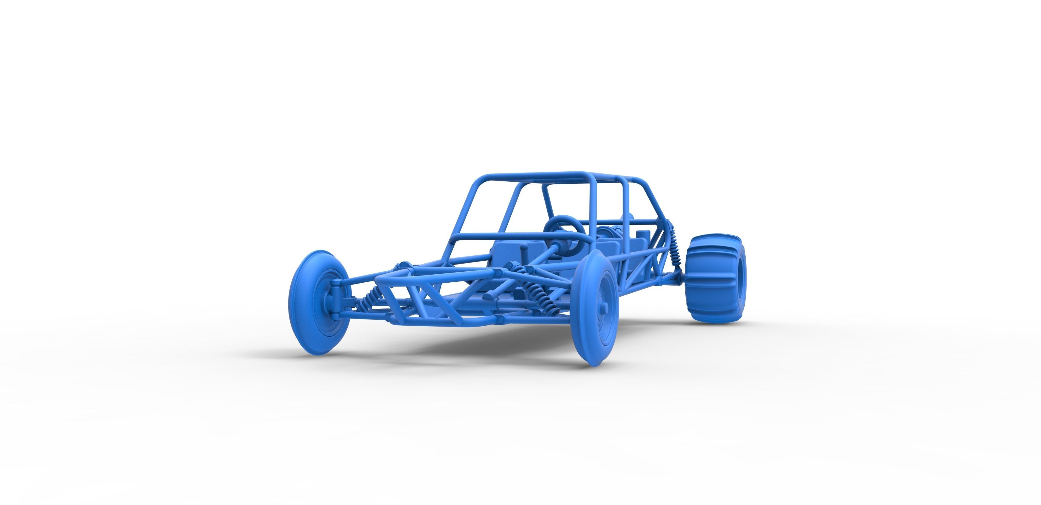 Old school Sand Rail buggy Version 3 Scale 1 to 25 3D print model_17