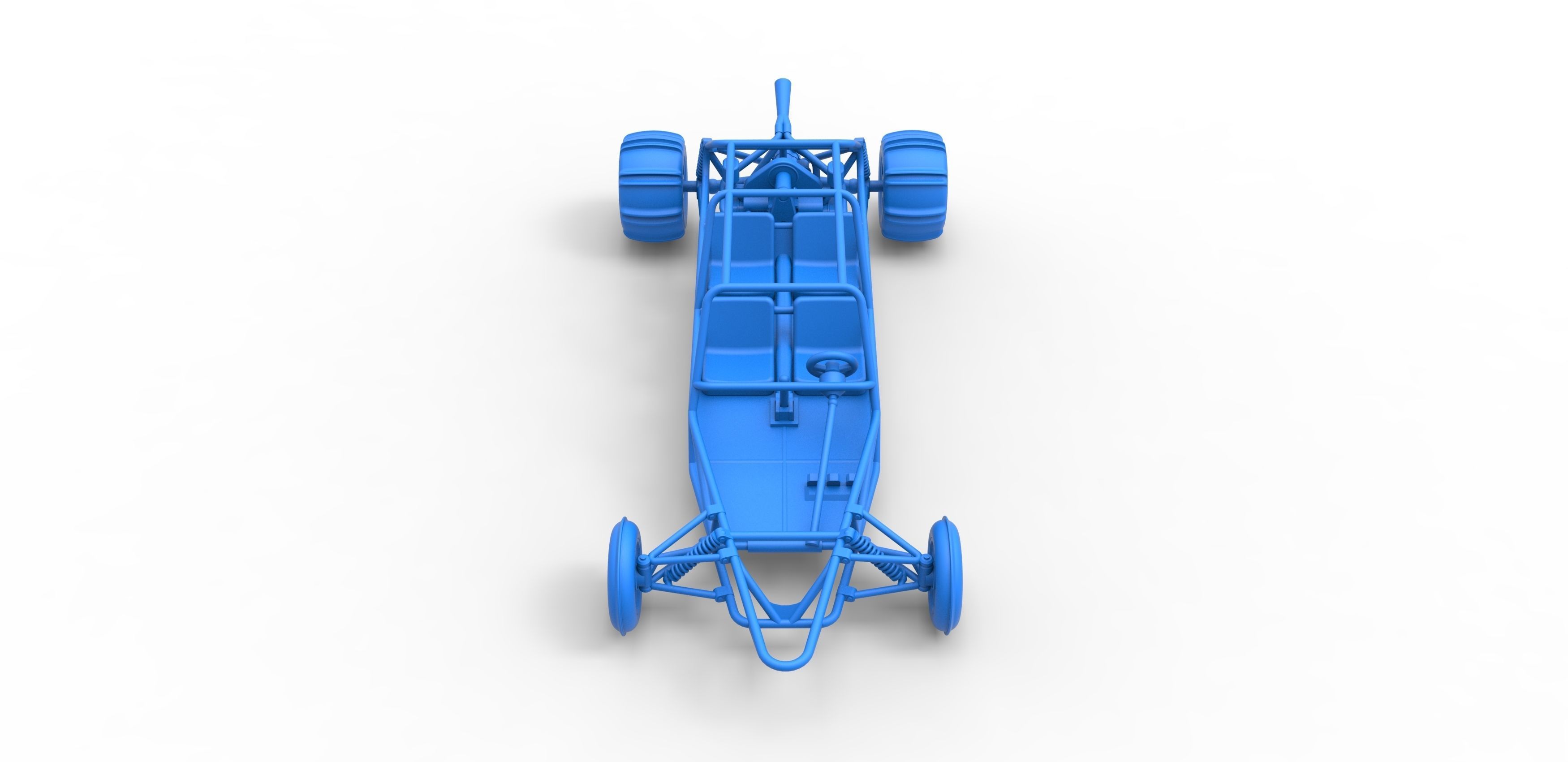 Old school Sand Rail buggy Version 3 Scale 1 to 25 3D print model_18