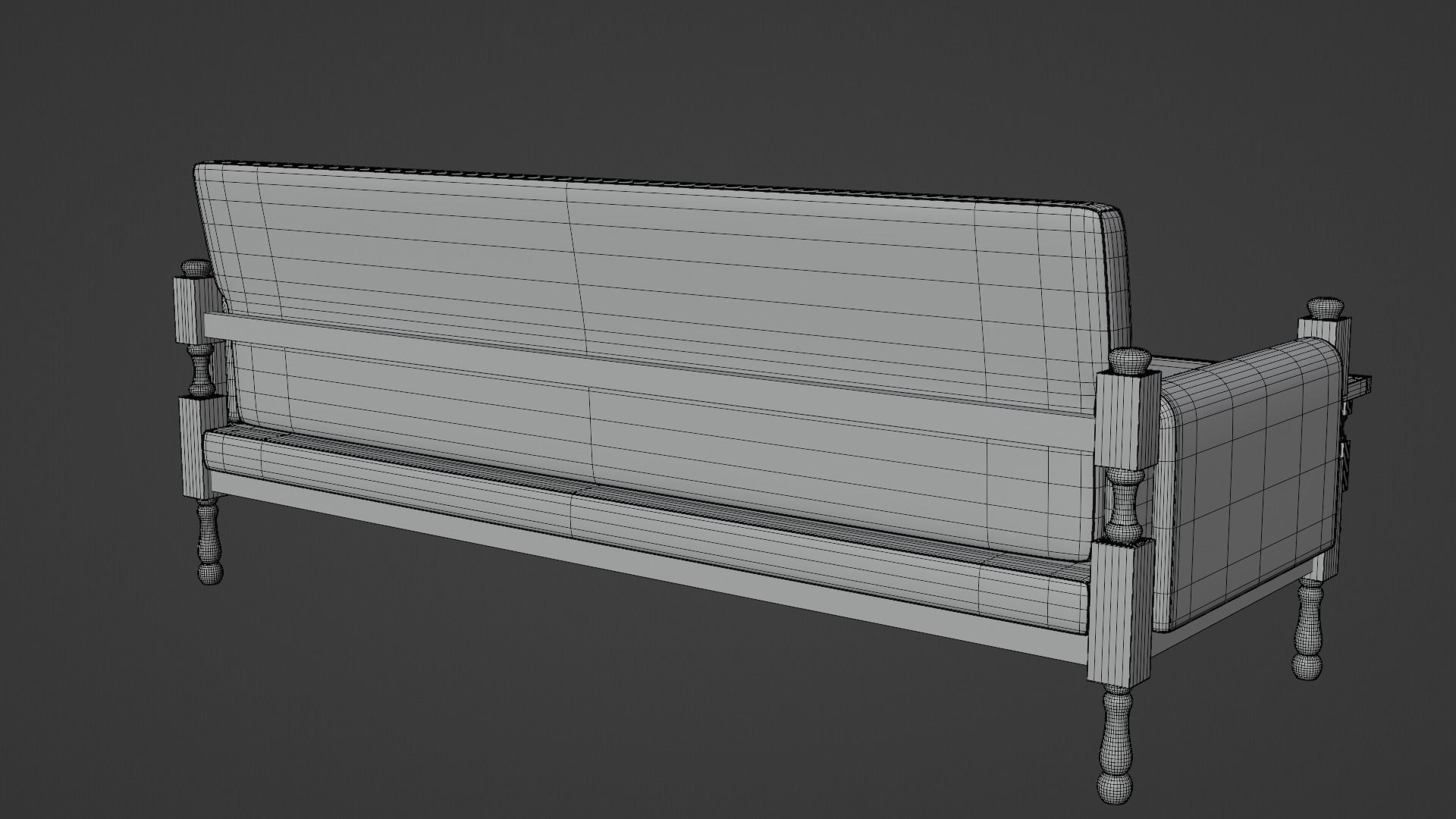 Chair Sofa and Table 3D model_18