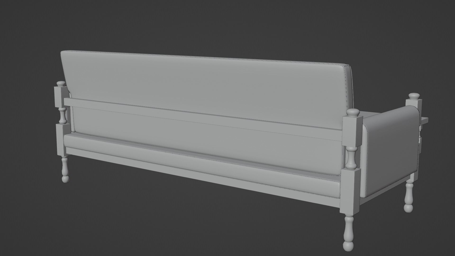 Chair Sofa and Table 3D model_17