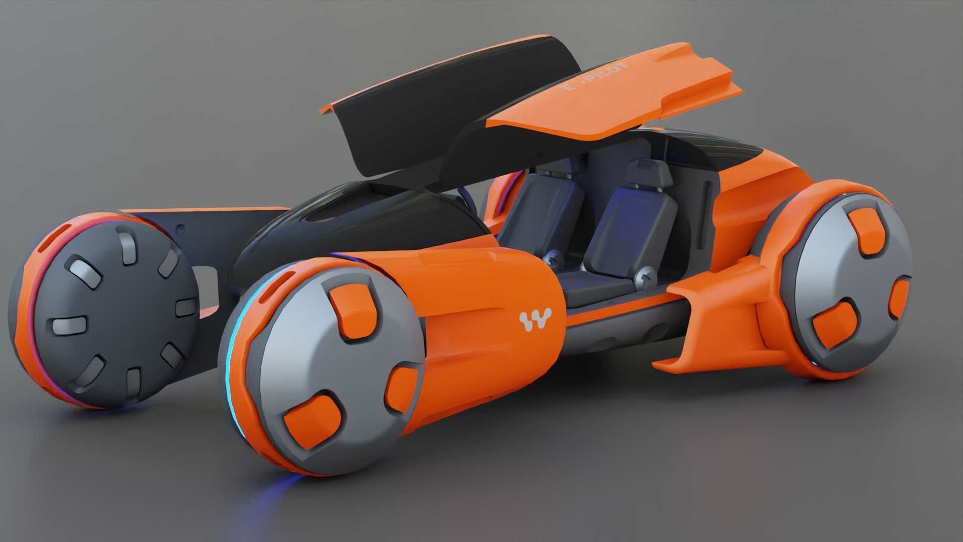 ORBIT VEHICLE RIGGED 3D model_16