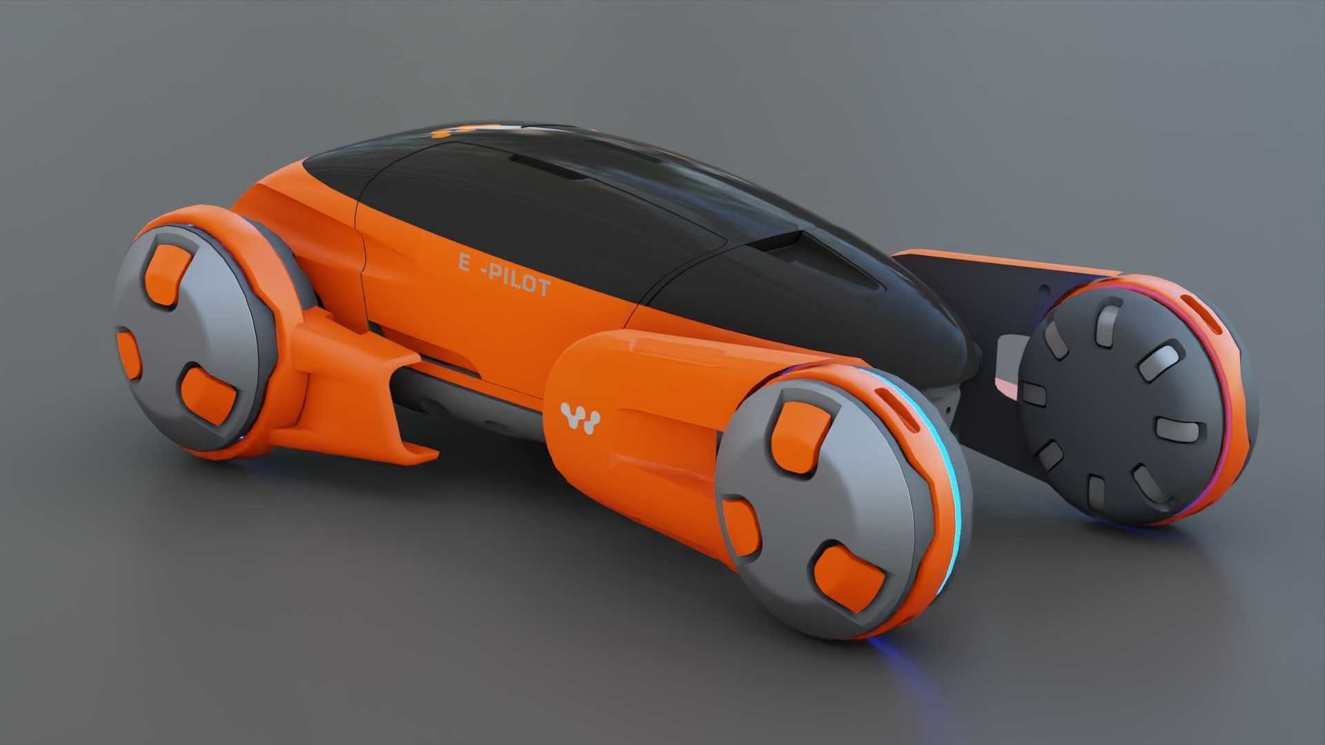 ORBIT VEHICLE RIGGED 3D model_12