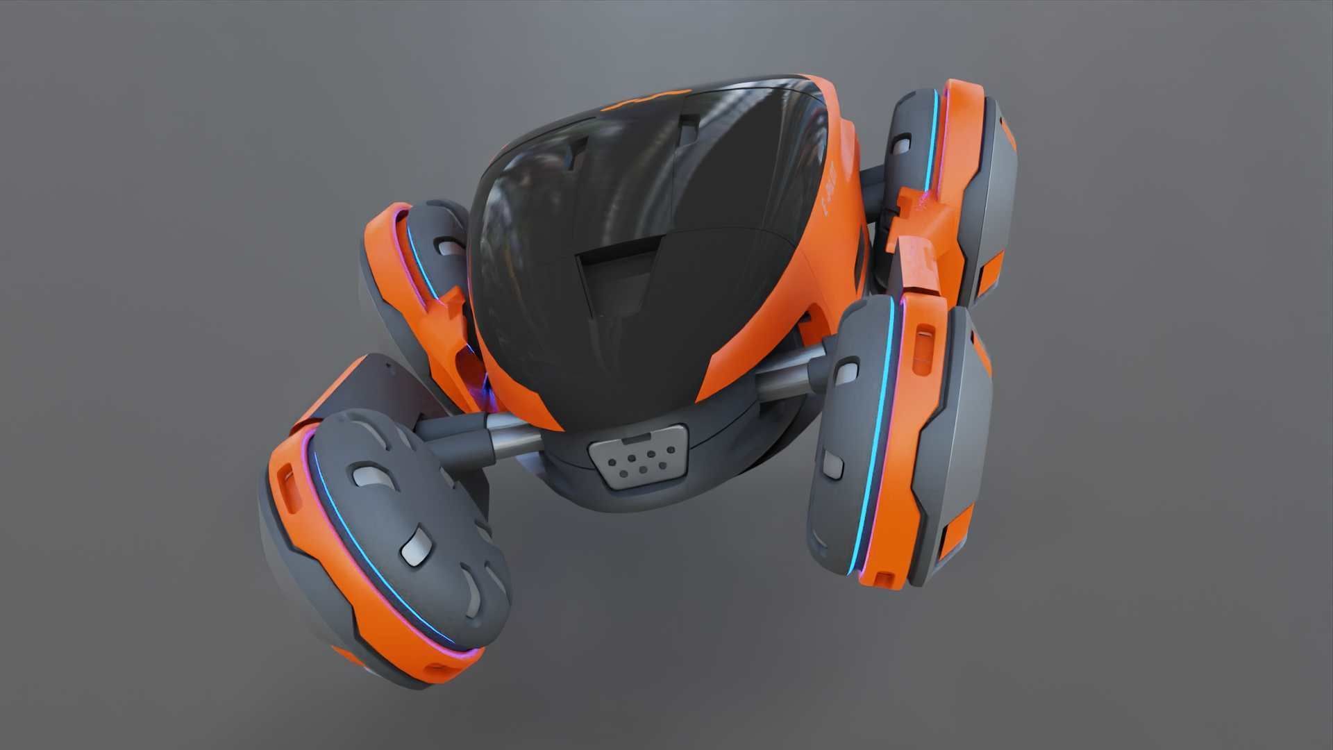 ORBIT VEHICLE RIGGED 3D model_23