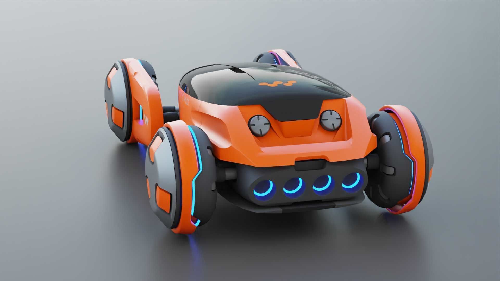 ORBIT VEHICLE RIGGED 3D model_5