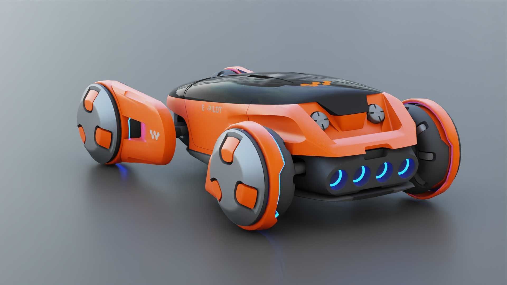 ORBIT VEHICLE RIGGED 3D model_4