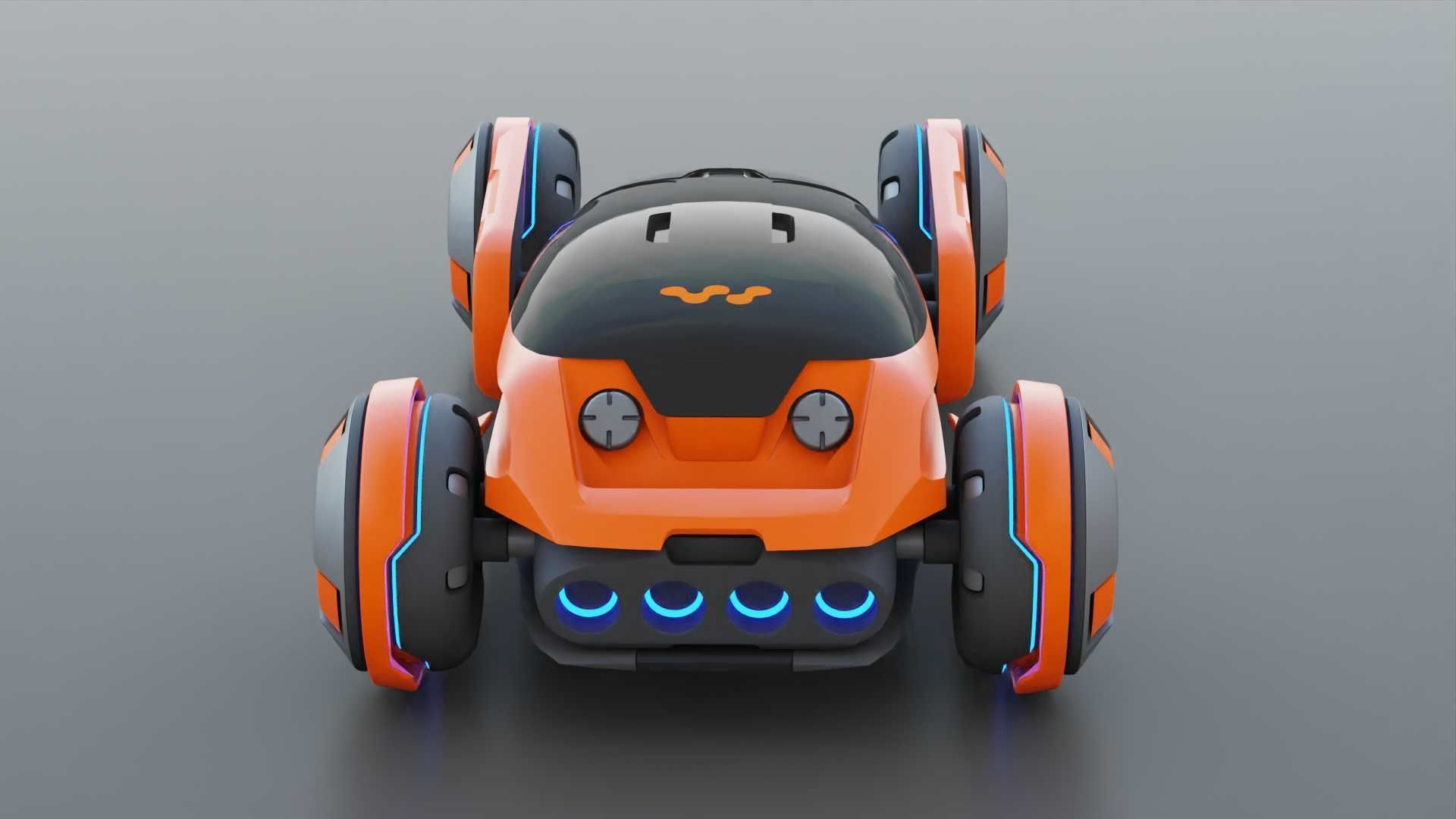 ORBIT VEHICLE RIGGED 3D model_6