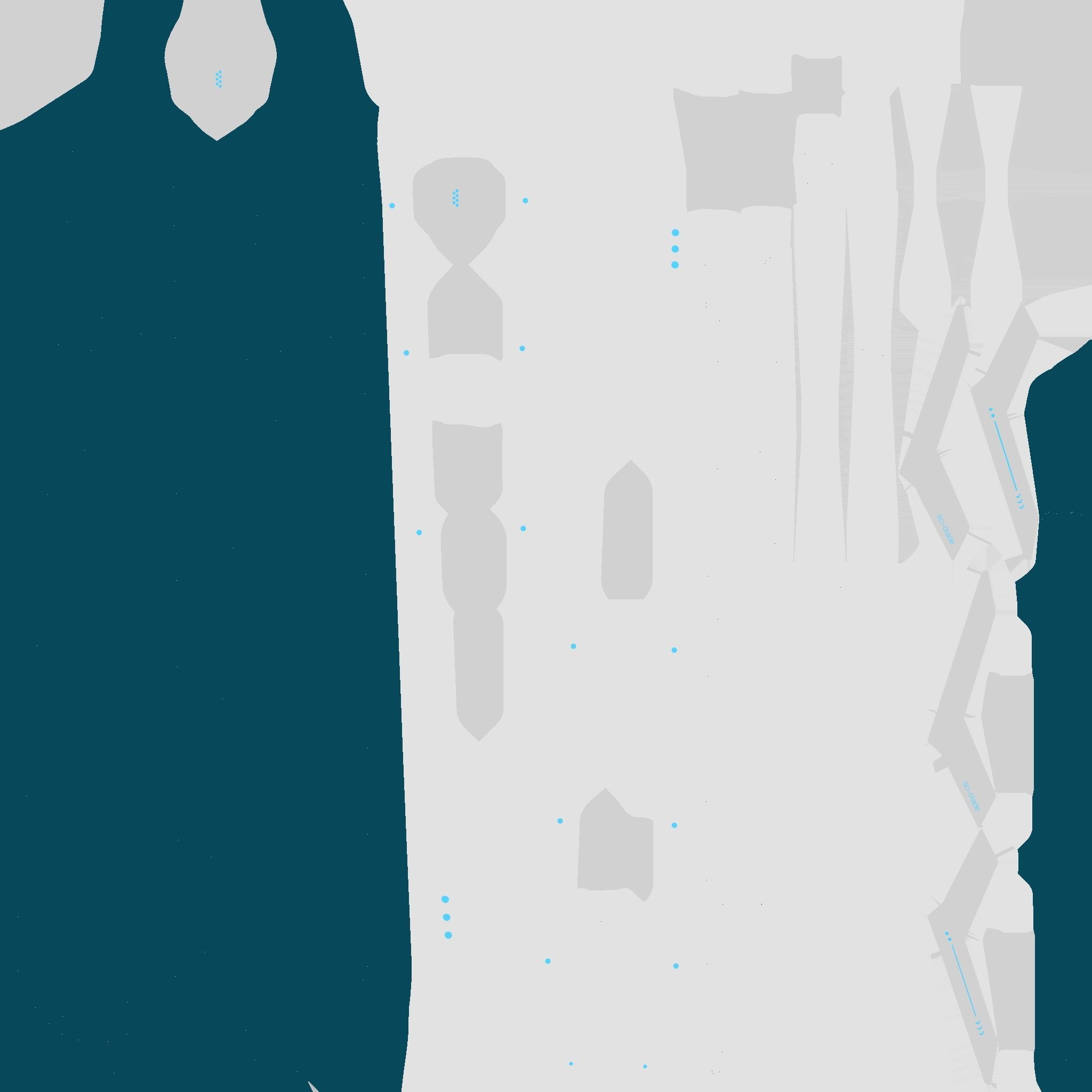 SciFi Sword B02 White Blue - Sci Fi Weapon Design Low-poly 3D model_19