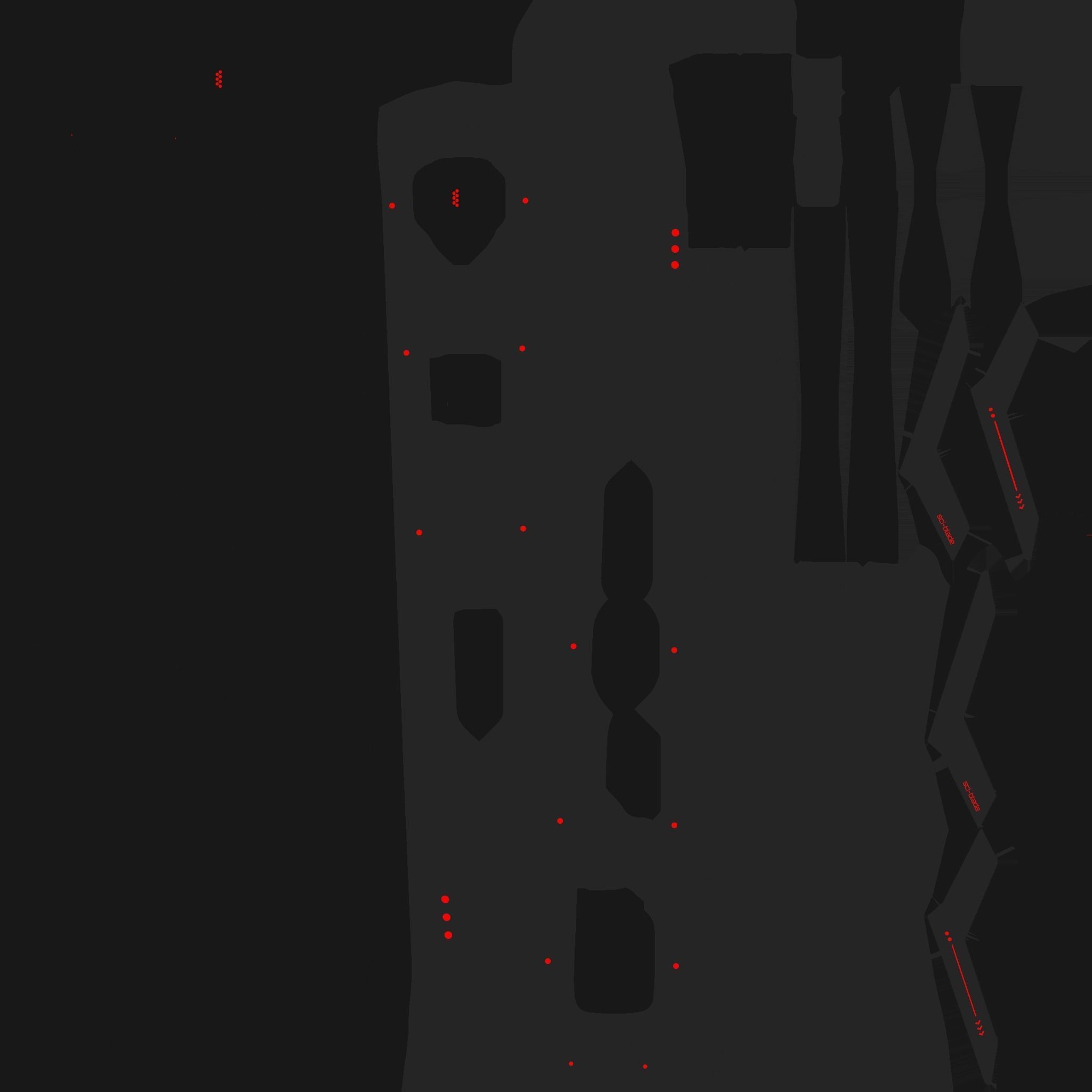 SciFi Sword B04 Black Red - Sci Fi Weapon Design Low-poly 3D model_19