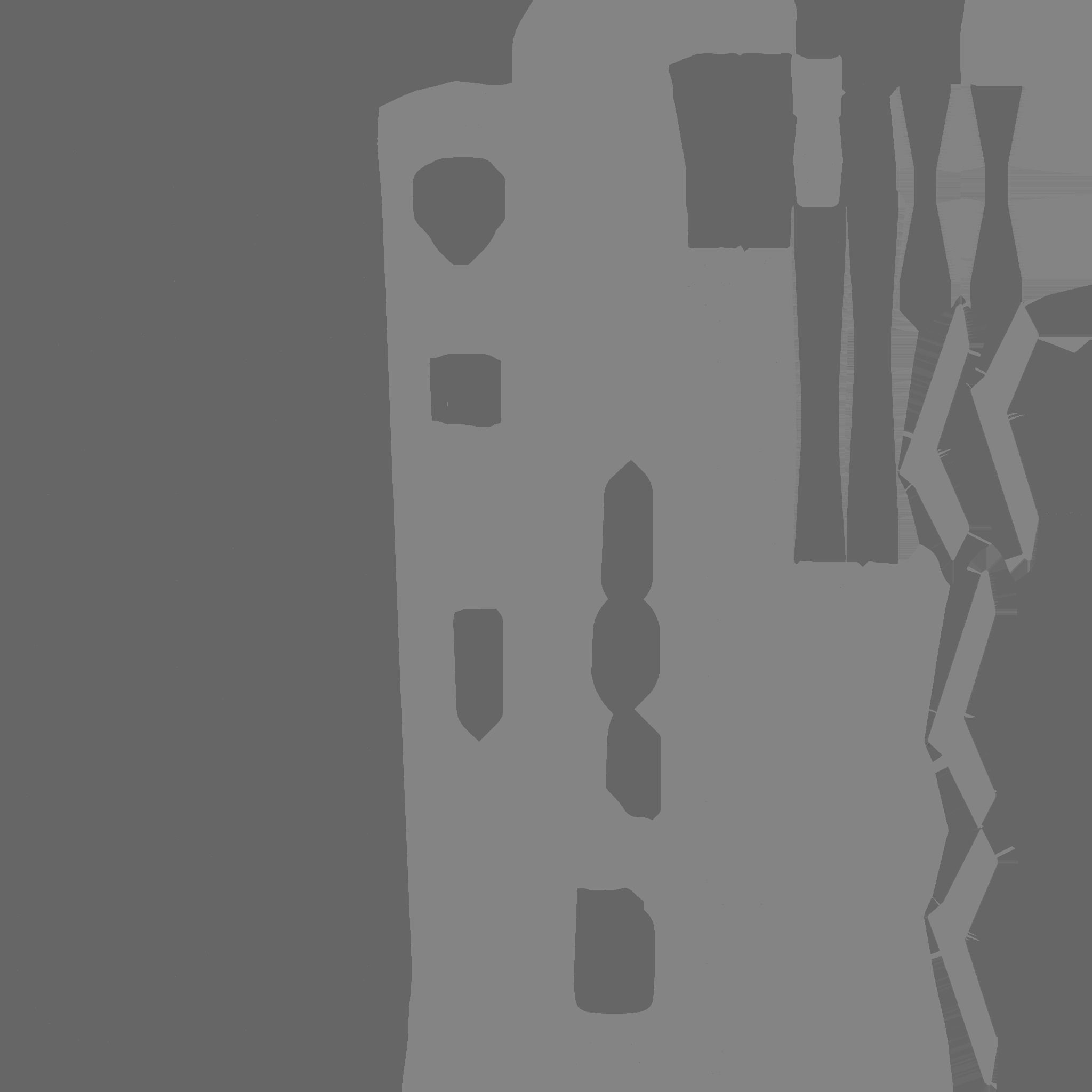 SciFi Sword B04 Black Red - Sci Fi Weapon Design Low-poly 3D model_25