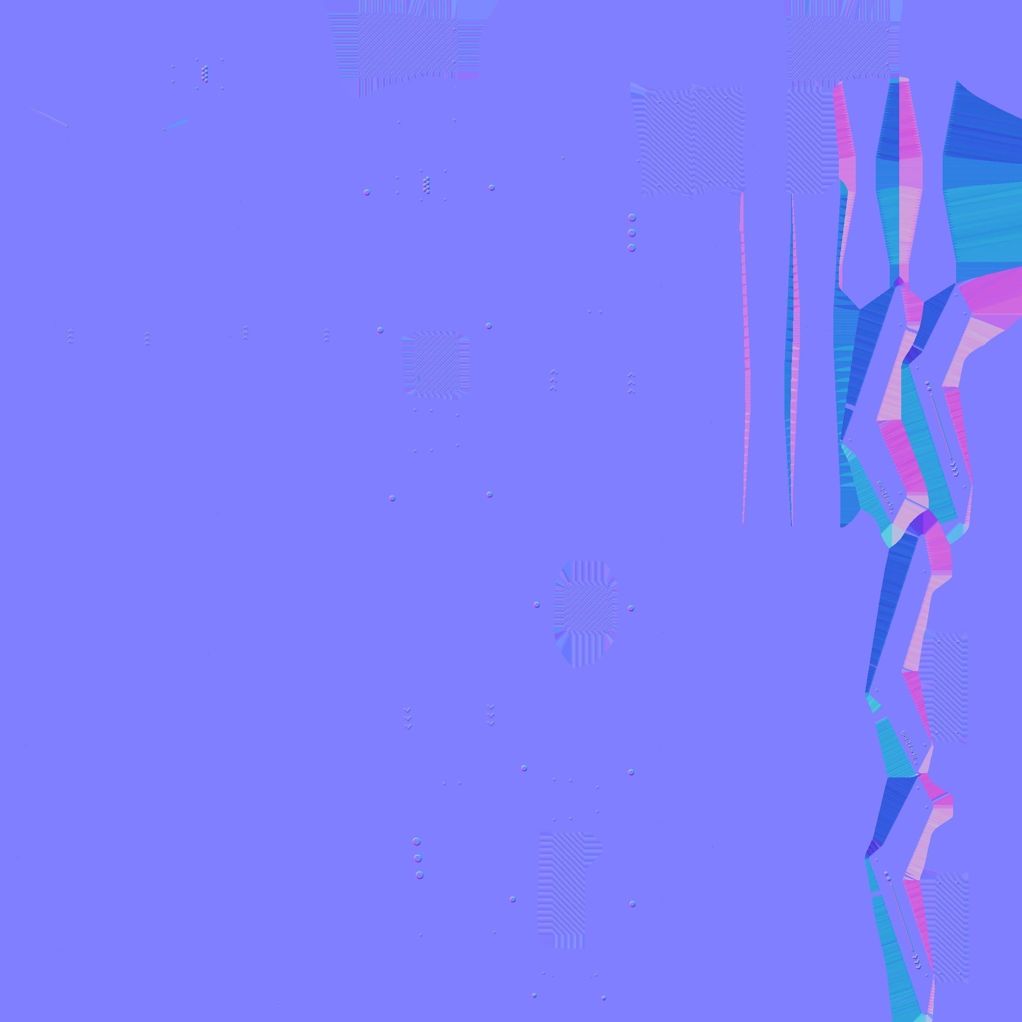 SciFi Sword B05 Black Yellow - Sci Fi Weapon Design Low-poly 3D model_23