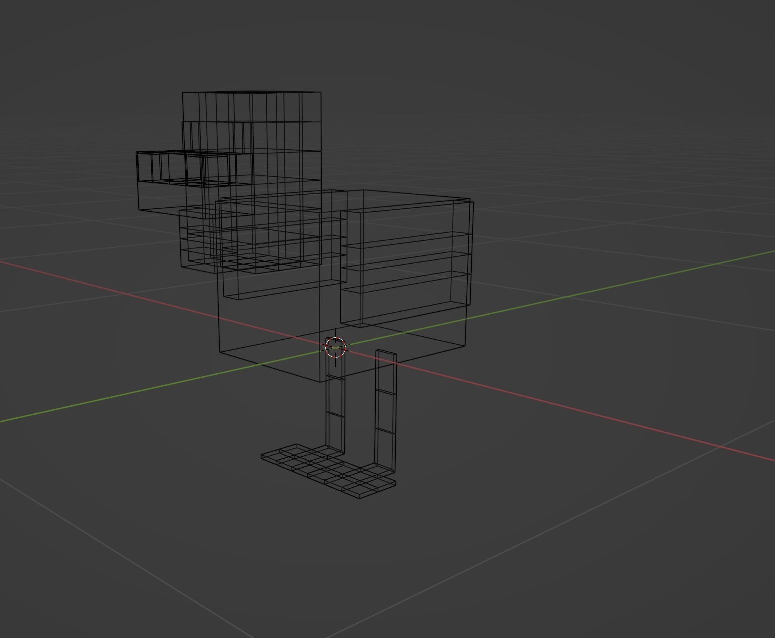 Minecraft chicken  Low-poly 3D model_4