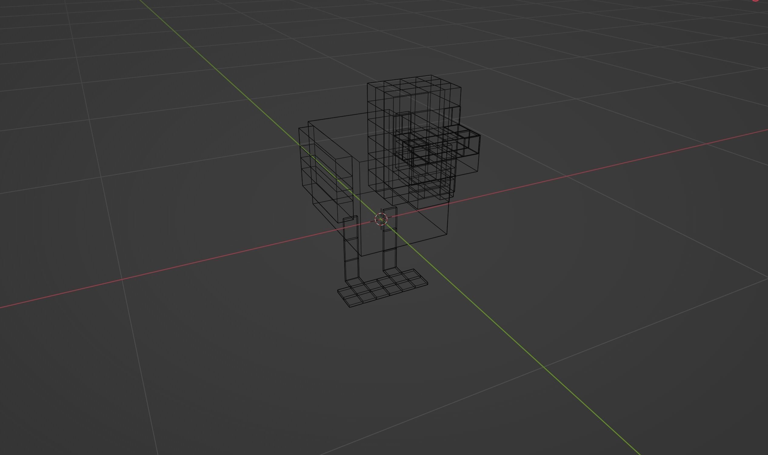 Minecraft chicken  Low-poly 3D model_6