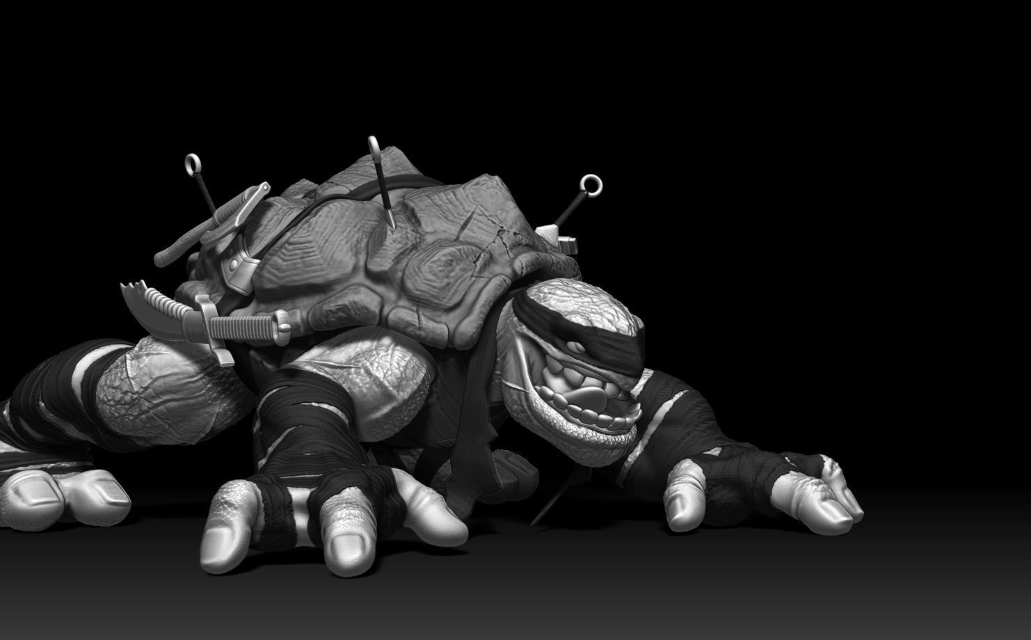 Tokka Foot Clan TMNT 3D print model_11