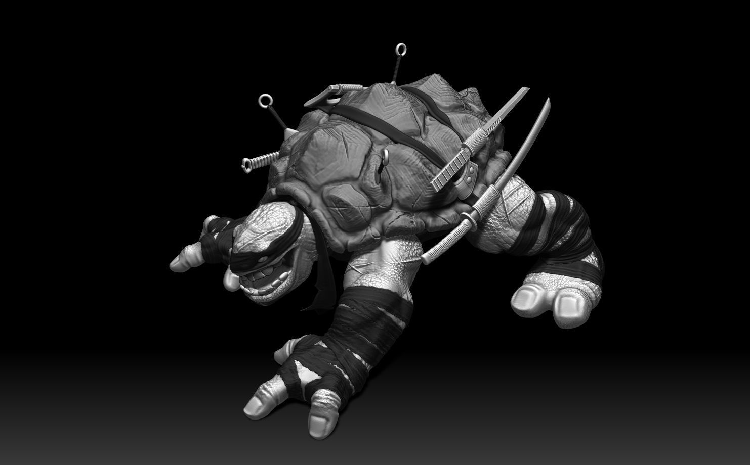 Tokka Foot Clan TMNT 3D print model_10