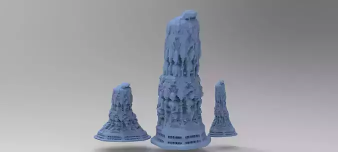 Dantes Underworld Ancient Stone Carved rock 3 