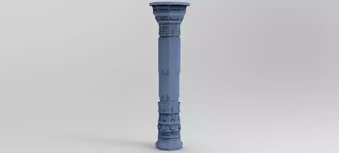 Dantes Underworld Ancient Stone Pillar