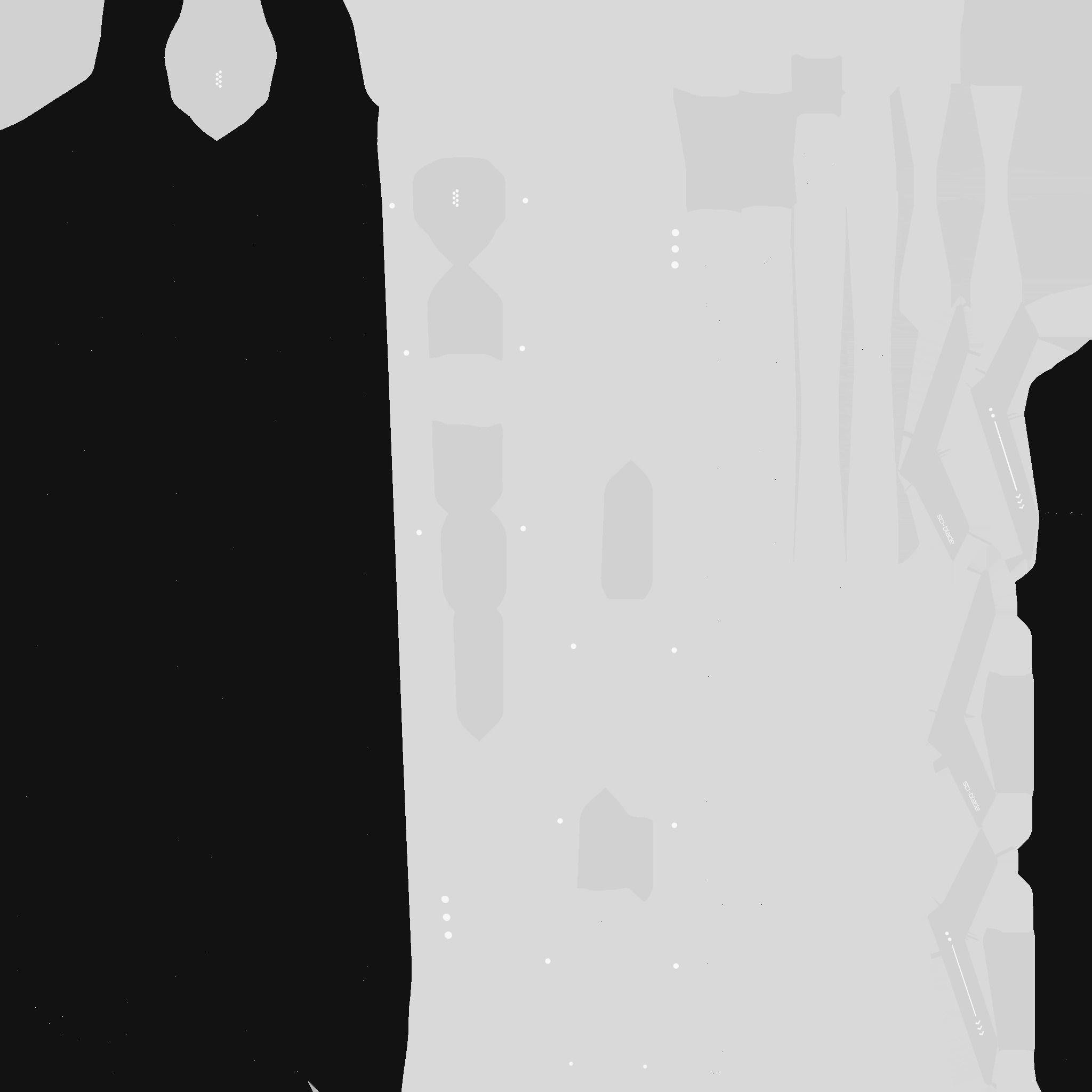 SciFi Sword B06 Full White - Sci Fi Weapon Design Low-poly 3D model_19