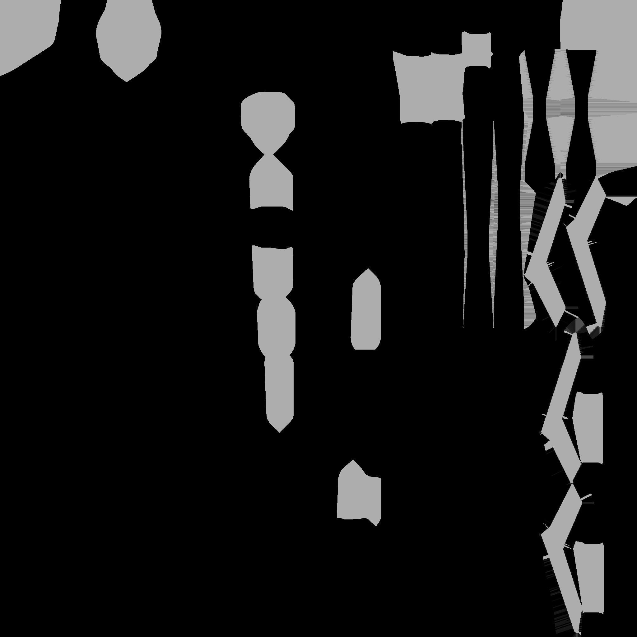 SciFi Sword B06 Full White - Sci Fi Weapon Design Low-poly 3D model_22