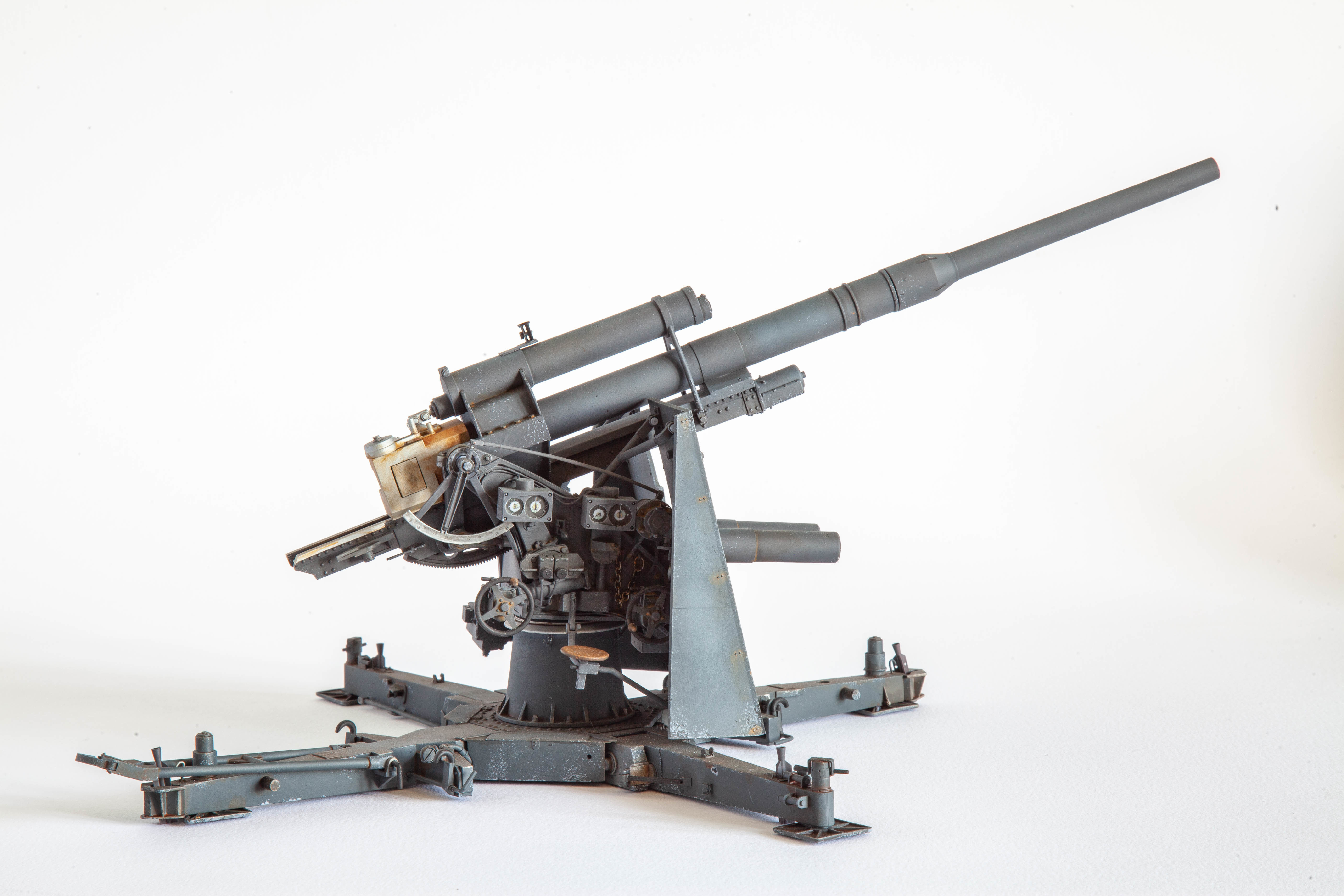 Flak 36 German anti-aircraft gun 3D print model  BASIC MODEL 3D print model_6