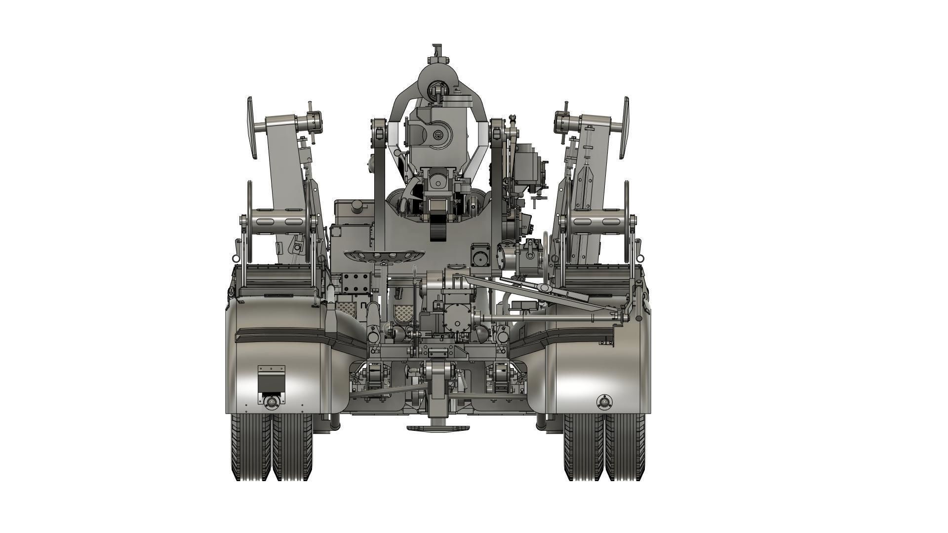 Flak 36 German anti-aircraft gun 3D print model  BASIC MODEL 3D print model_30