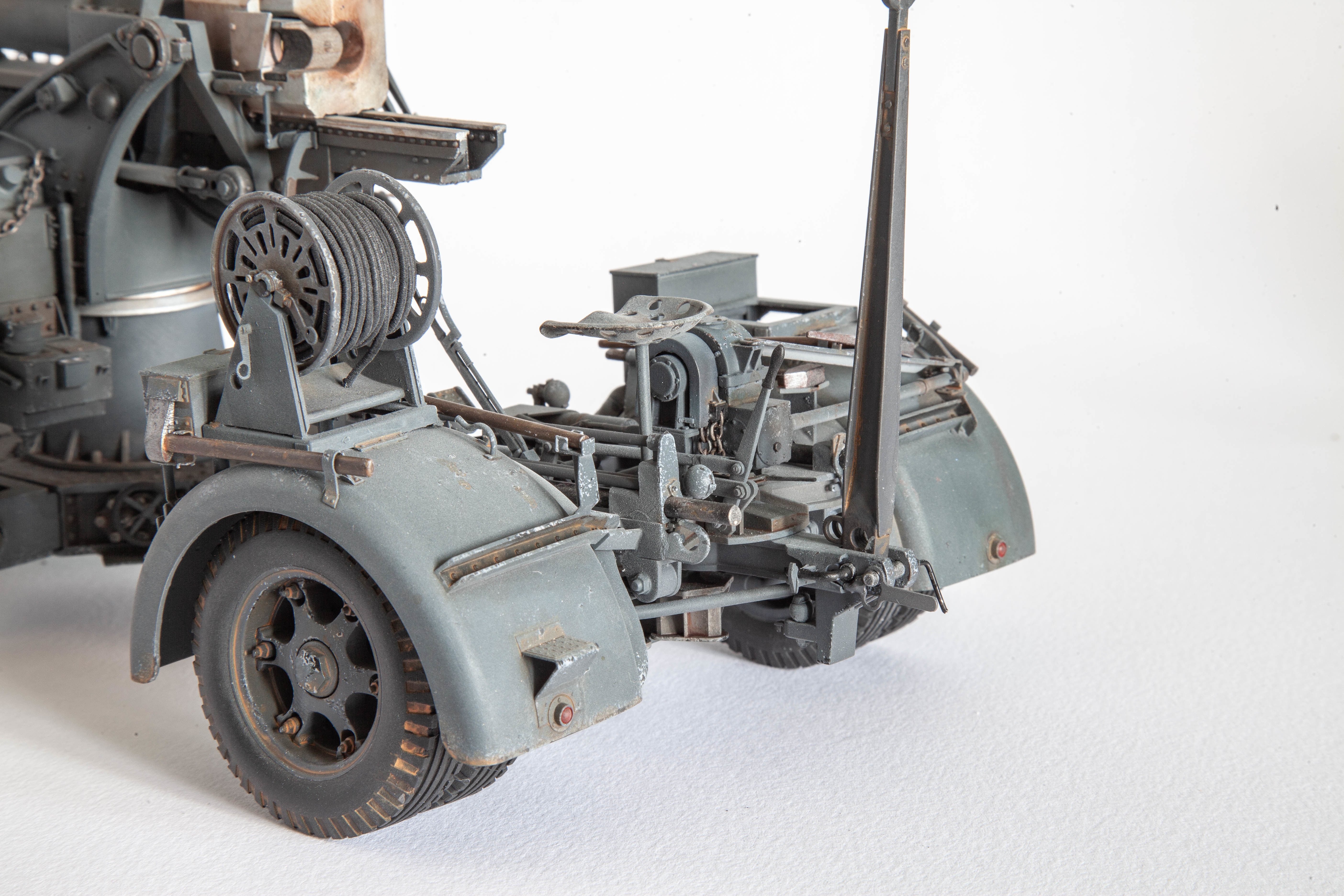Flak 36 German anti-aircraft gun 3D print model  BASIC MODEL 3D print model_10