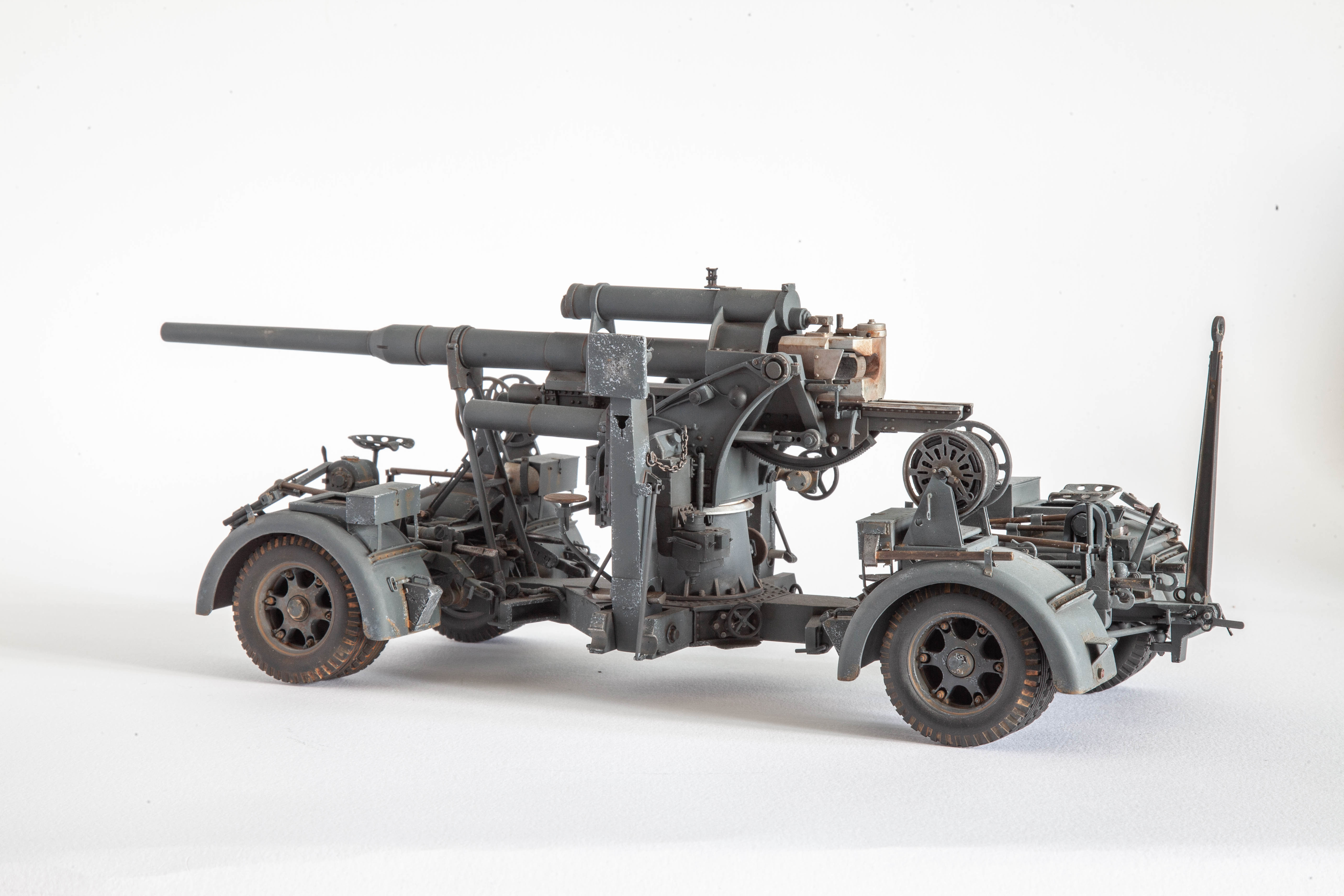 Flak 36 German anti-aircraft gun 3D print model  BASIC MODEL 3D print model_9