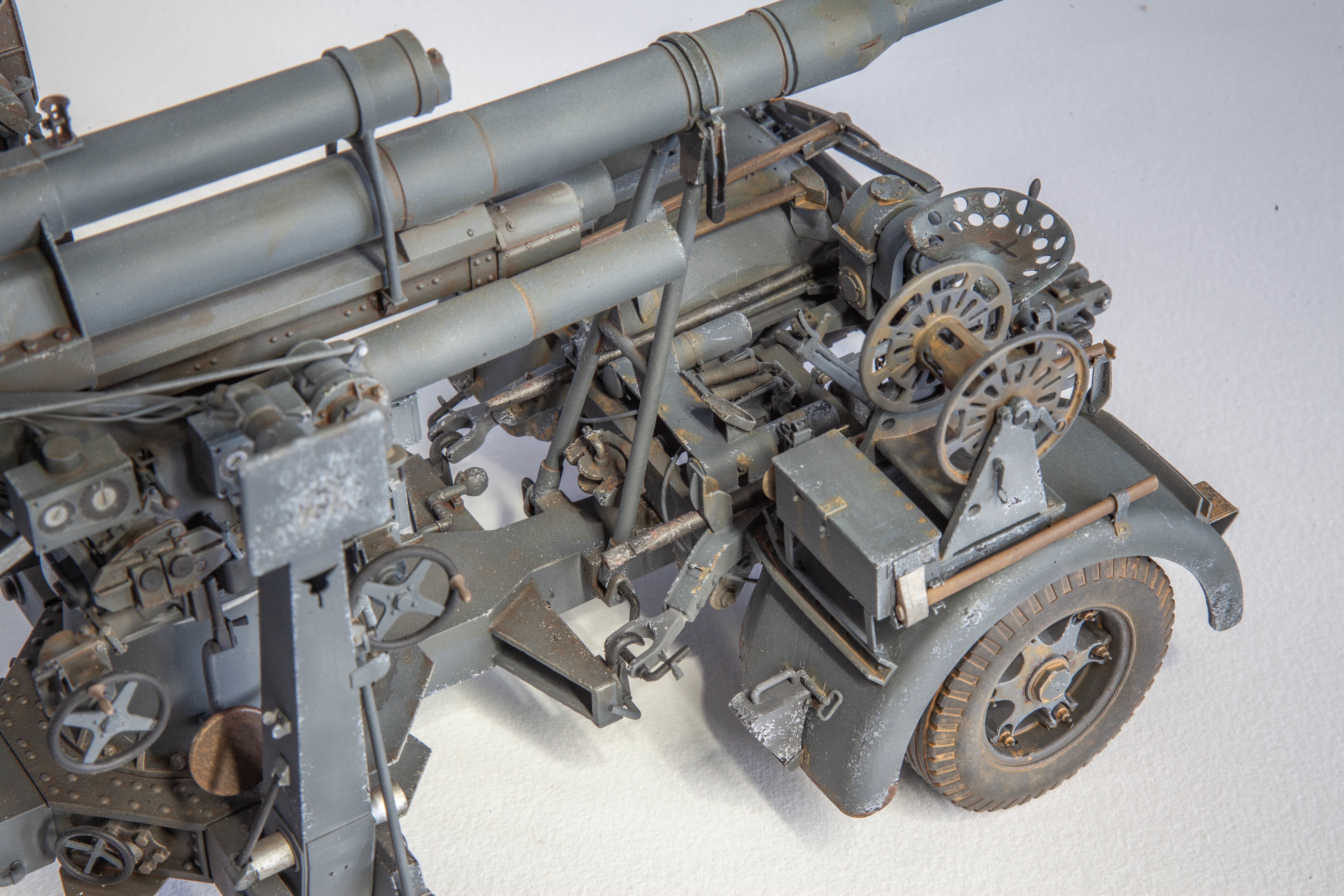Flak 36 German anti-aircraft gun 3D print model  BASIC MODEL 3D print model_16