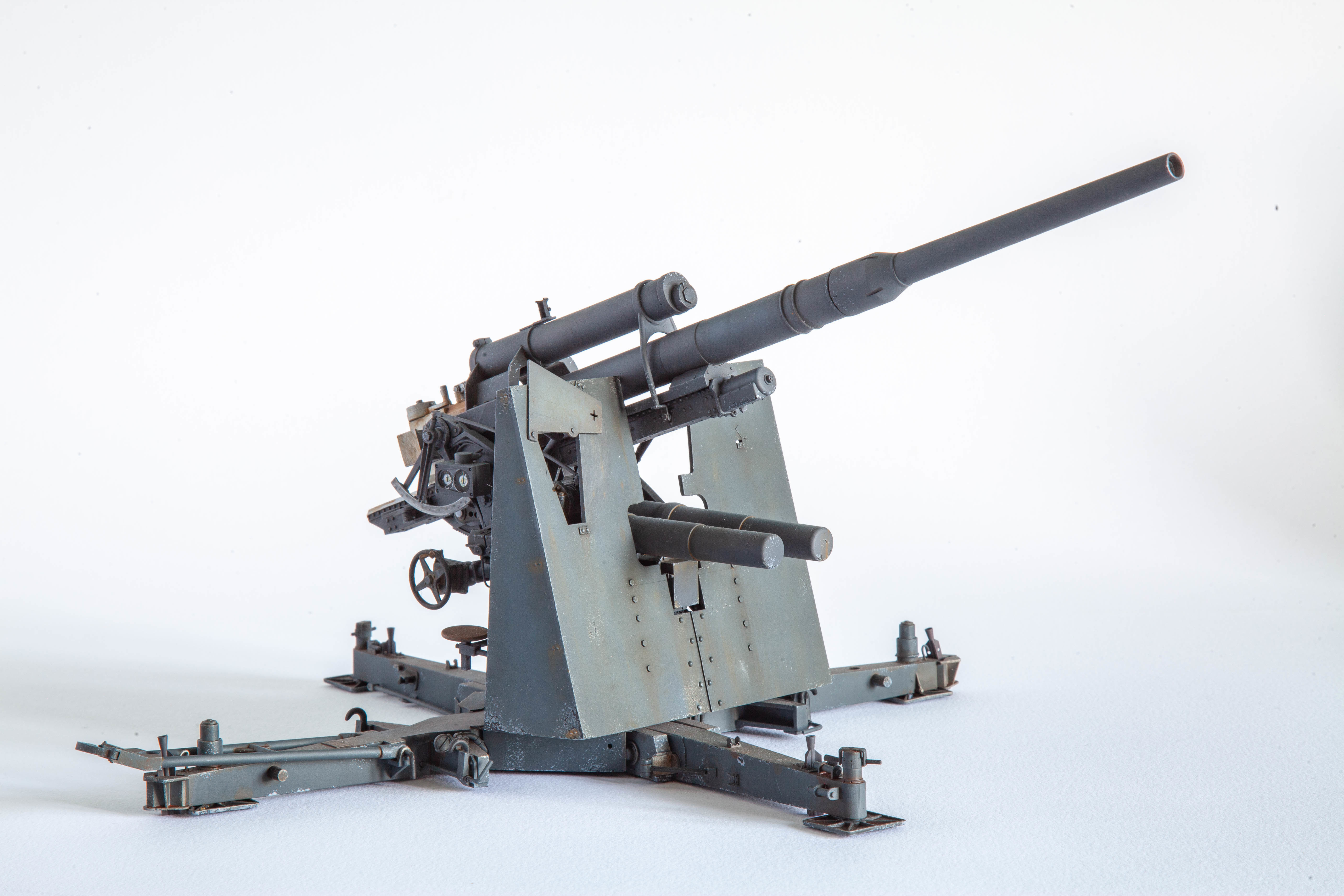 Flak 36 German anti-aircraft gun 3D print model  BASIC MODEL 3D print model_4