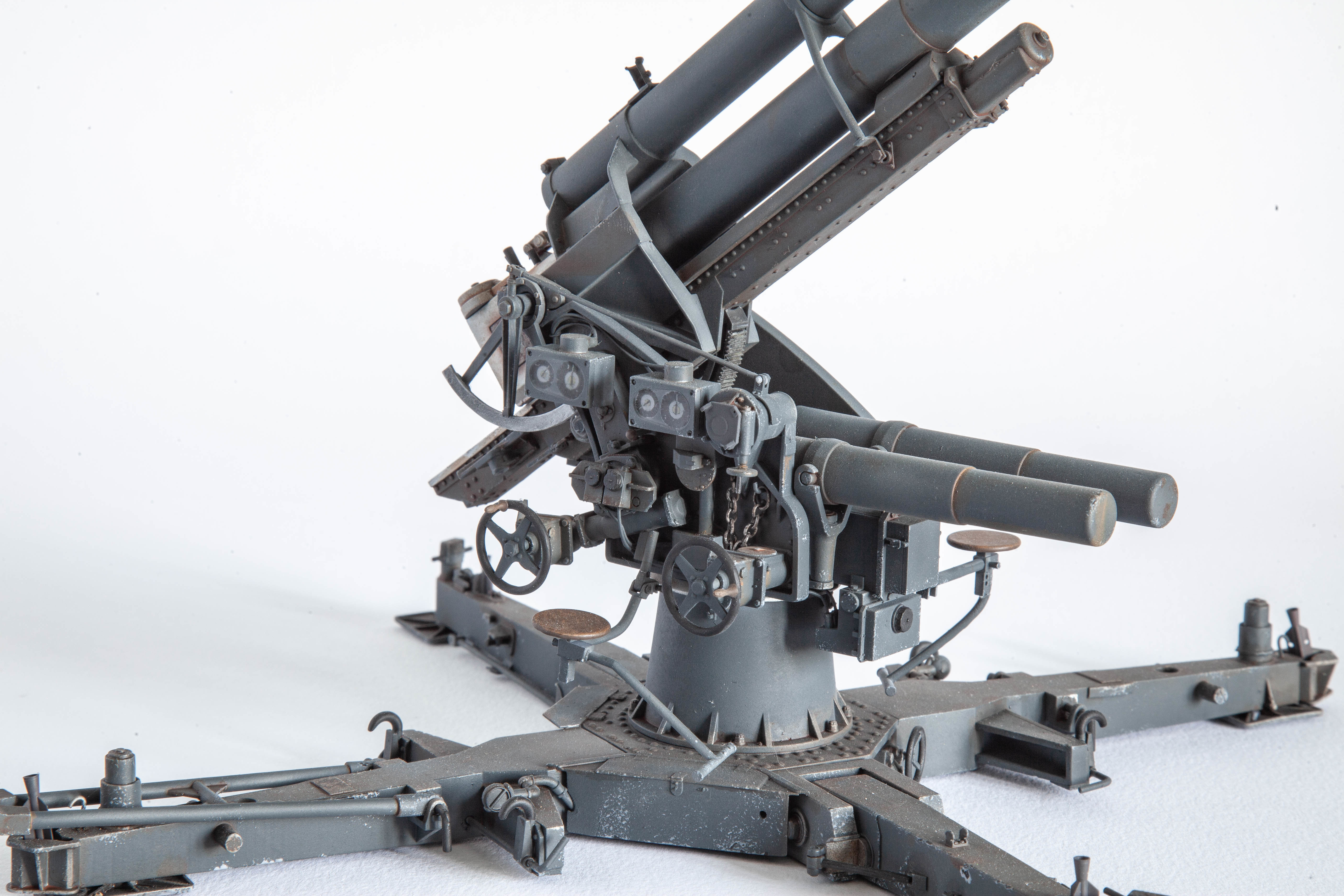 Flak 36 German anti-aircraft gun 3D print model  BASIC MODEL 3D print model_7