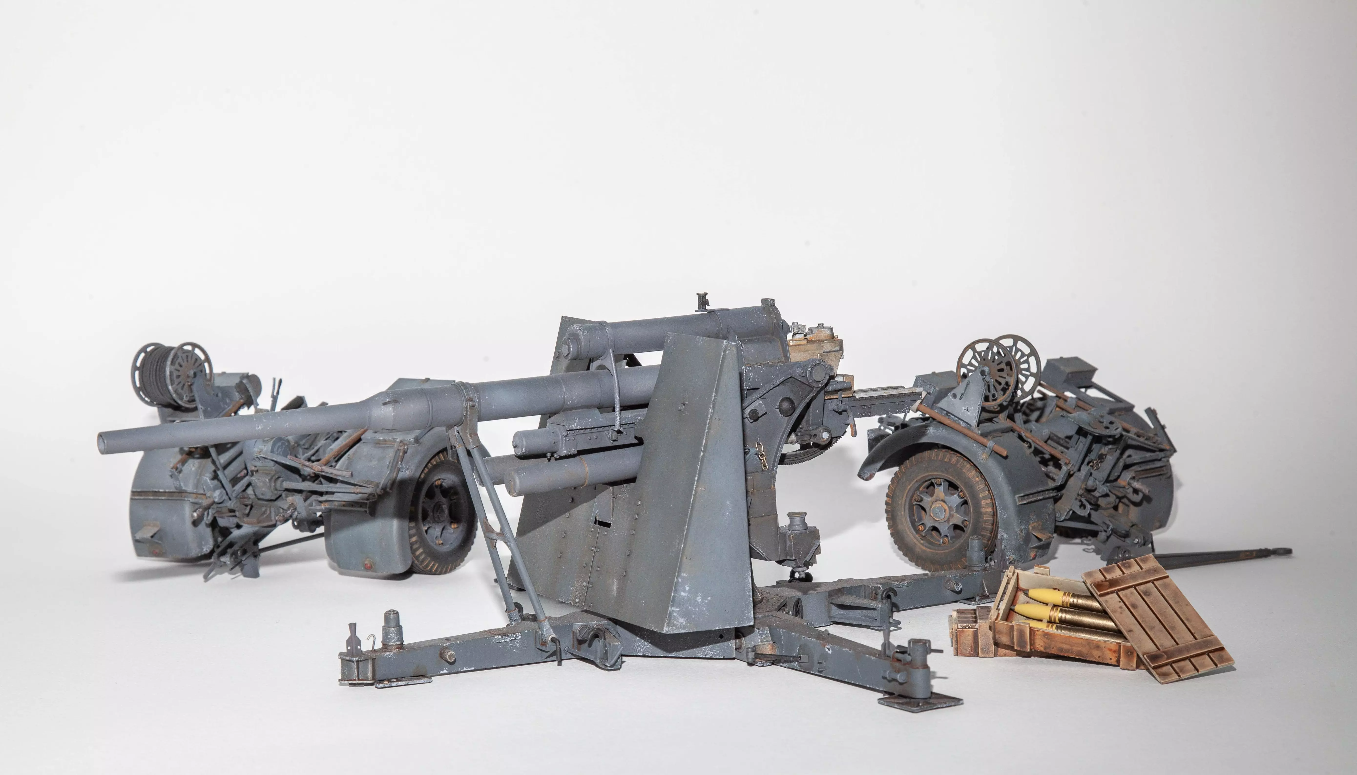 Flak 36 German anti-aircraft gun 3D print model  BASIC MODEL 3D print model_0