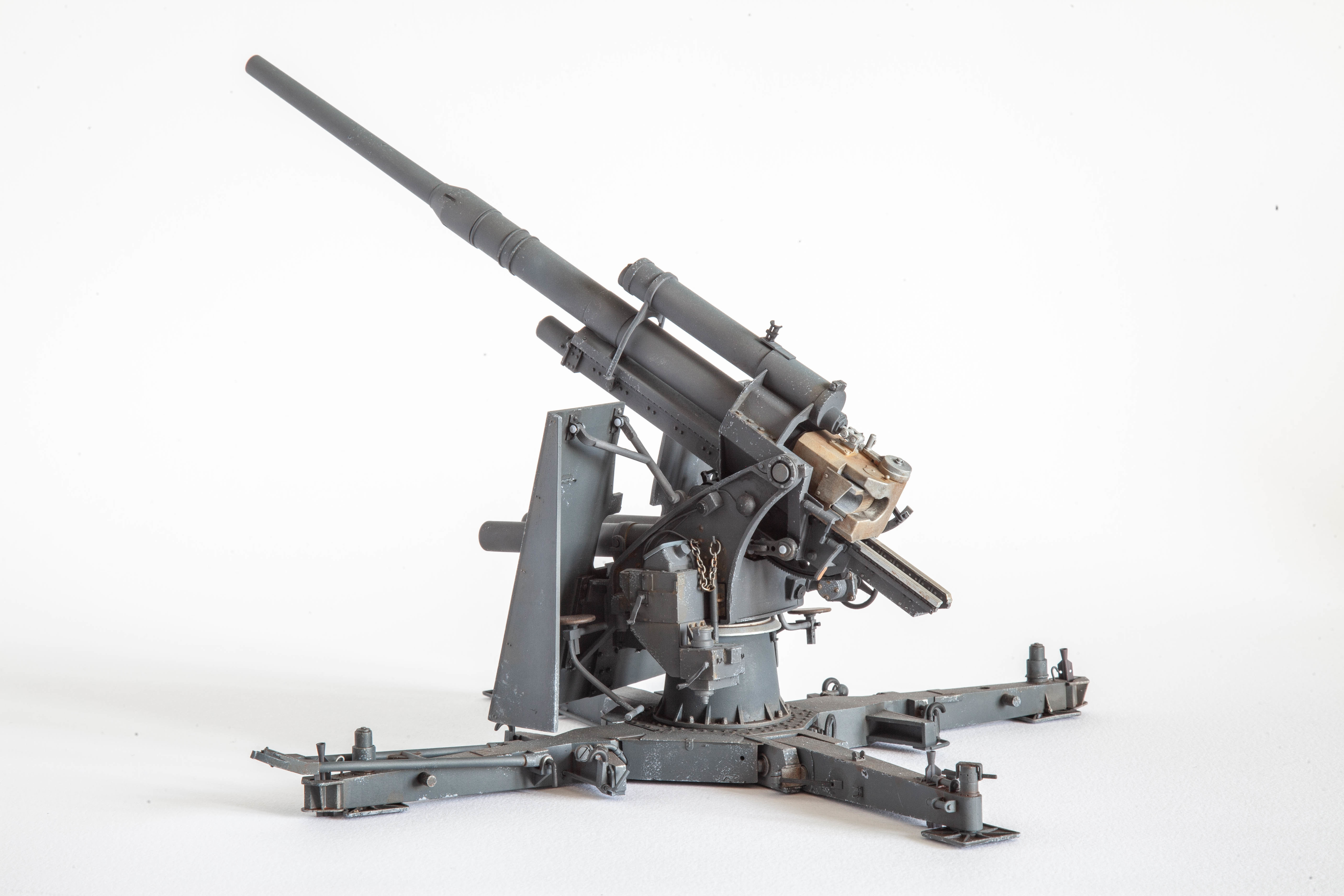 Flak 36 German anti-aircraft gun 3D print model  BASIC MODEL 3D print model_3