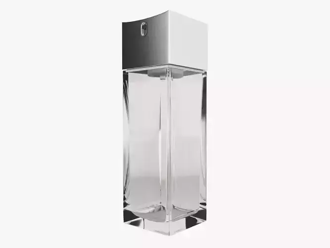 Realistic Perfume Cologne Bottle Low-poly 3D model