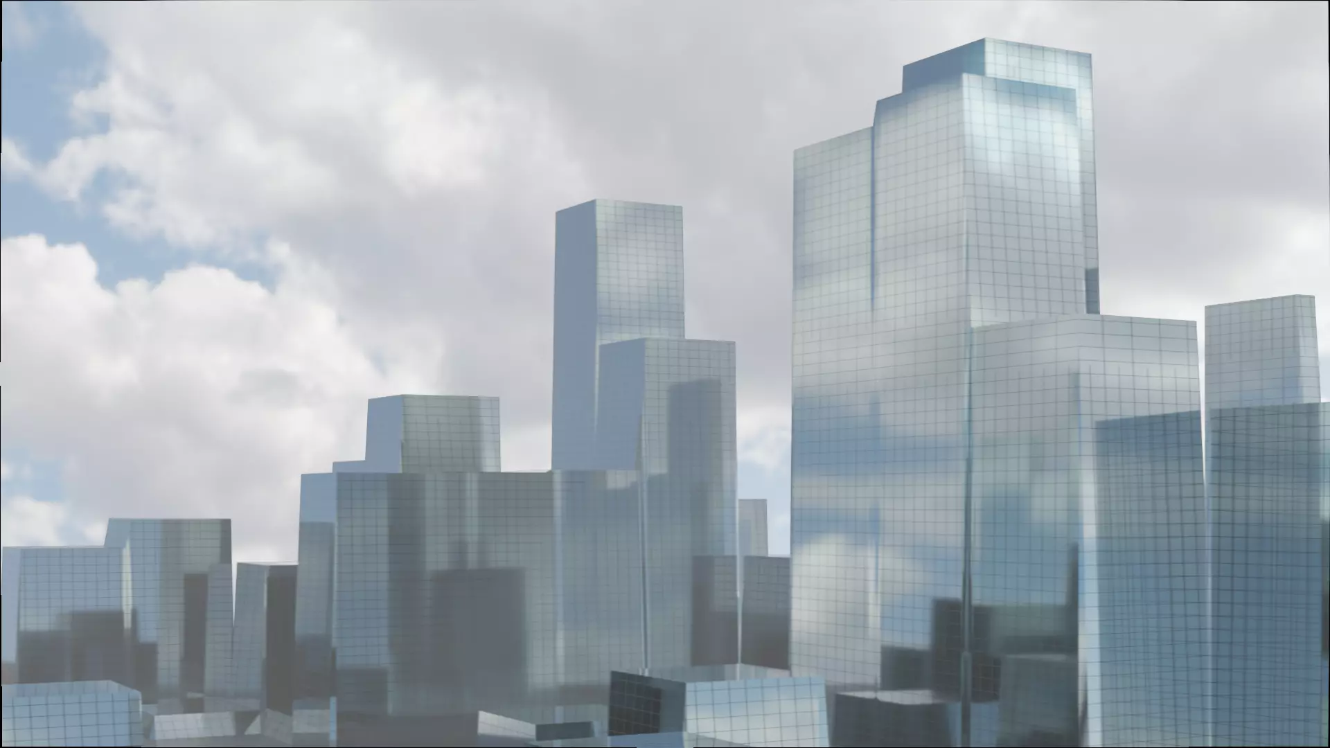Quick Modern City 1b 3D model_0