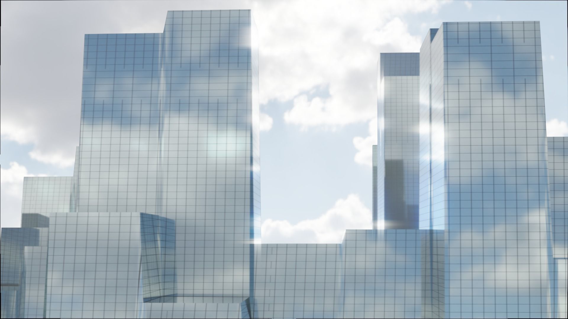 Quick Modern City 1b 3D model_1