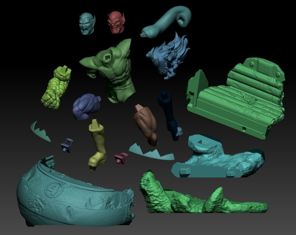 Super Skrull stl file 3D print model_4