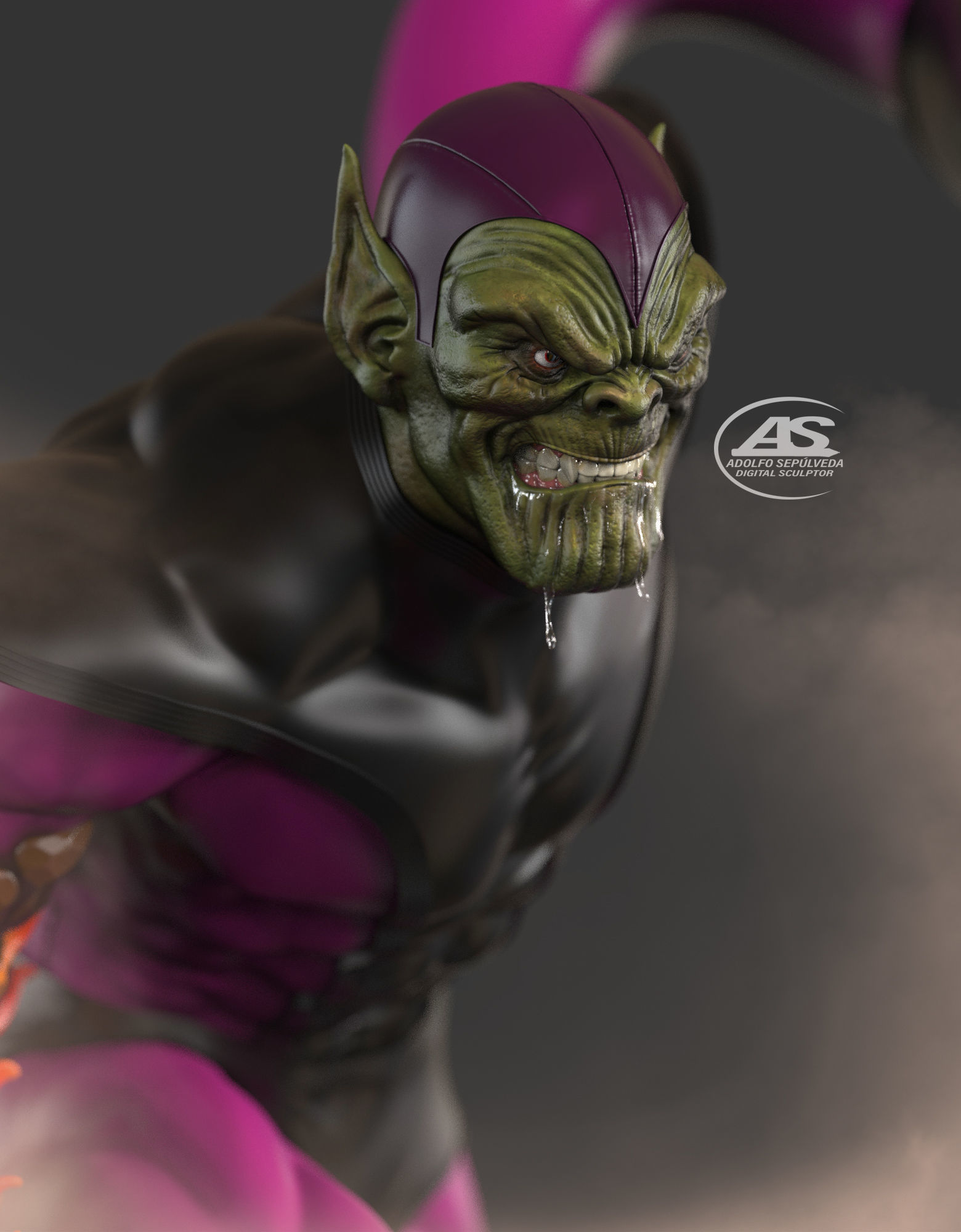 Super Skrull stl file 3D print model_7