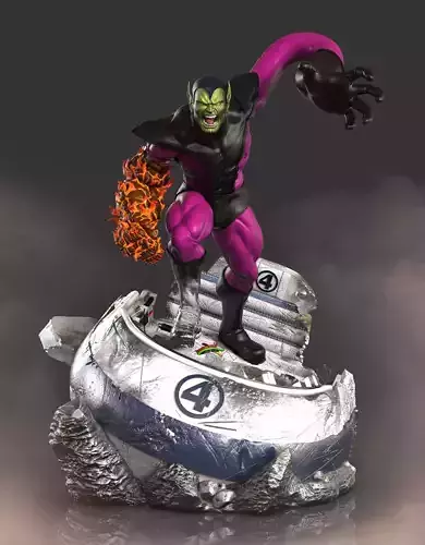 Super Skrull stl file 3D print model