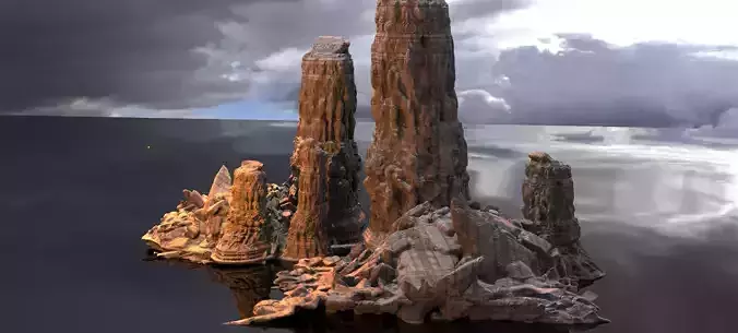 Dantes Underworld Ancient Stone Carved rock 3