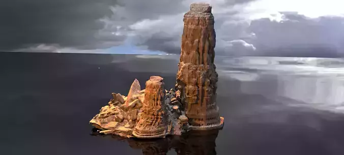 Dantes Underworld Ancient Stone Carved rock 4 