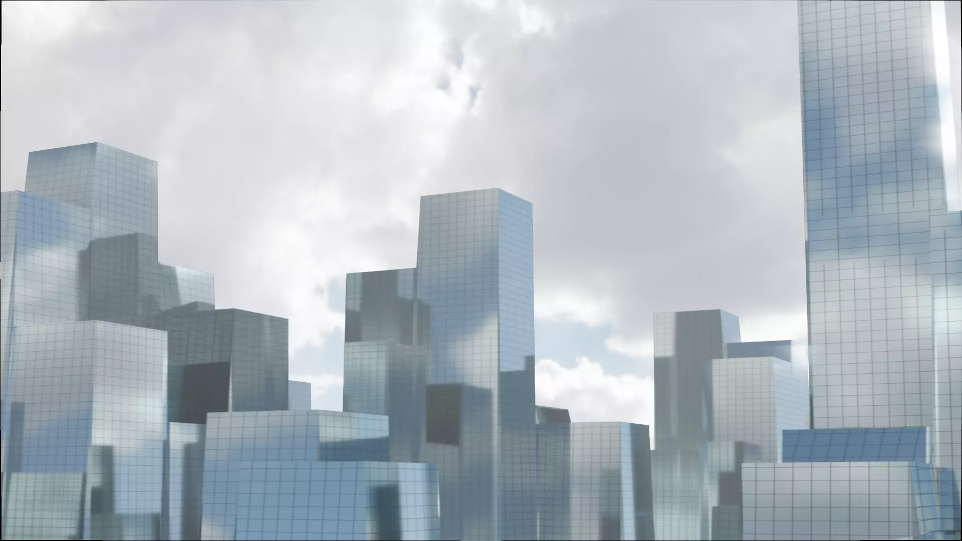 Quick Modern City 1e 3D model_0