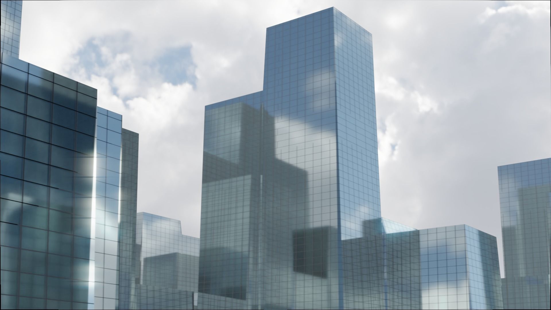 Quick Modern City 1e 3D model_4