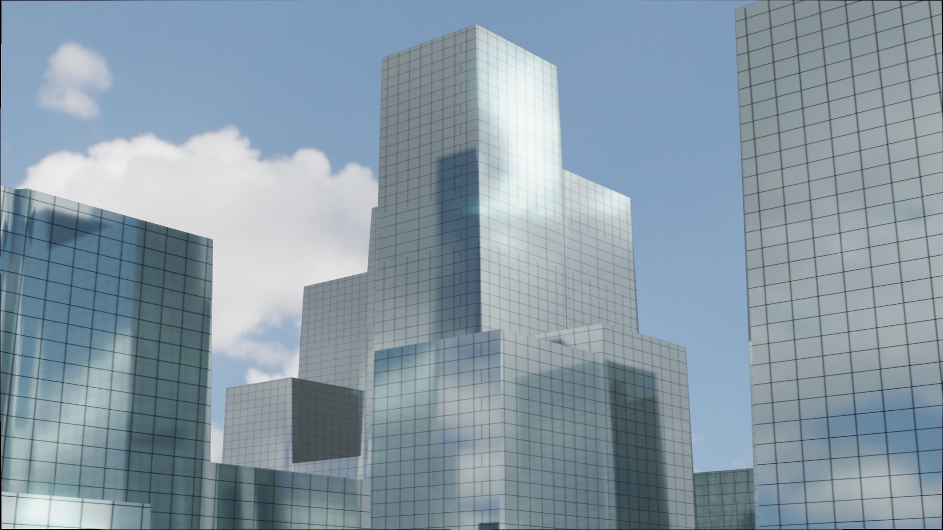 Quick Modern City 1e 3D model_3