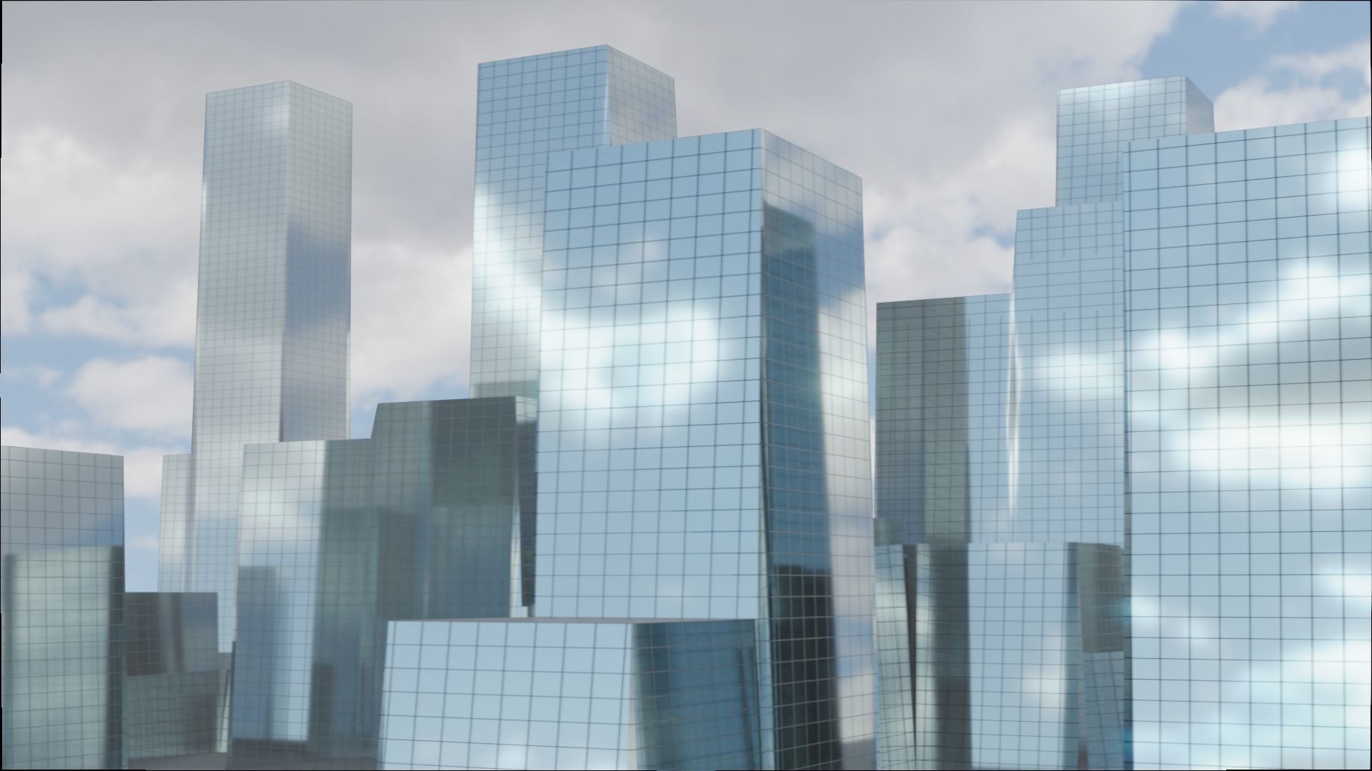 Quick Modern City 1e 3D model_2