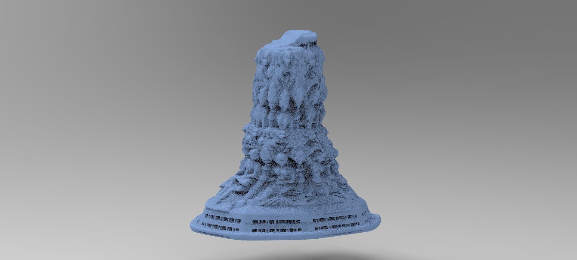 Dantes Underworld Ancient Stone Pillar 10  3D model_1