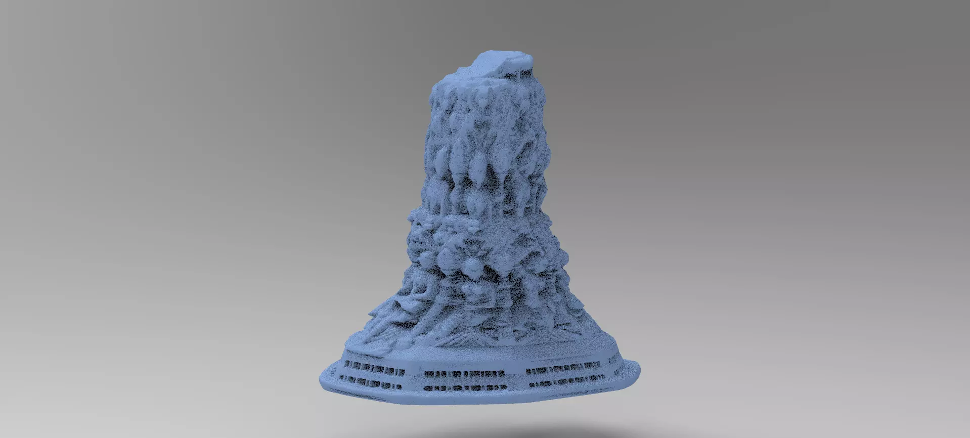 Dantes Underworld Ancient Stone Pillar 10  3D model_0