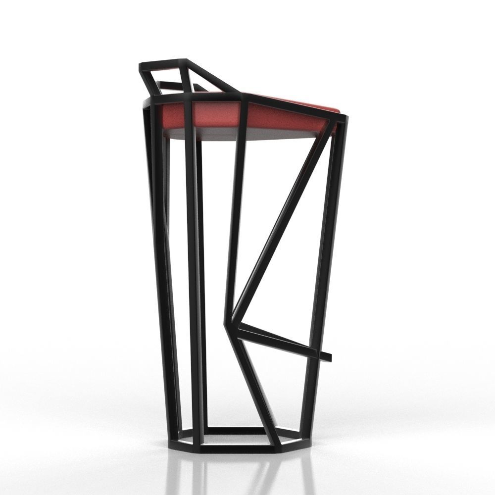Bar chair octa 3D model_24