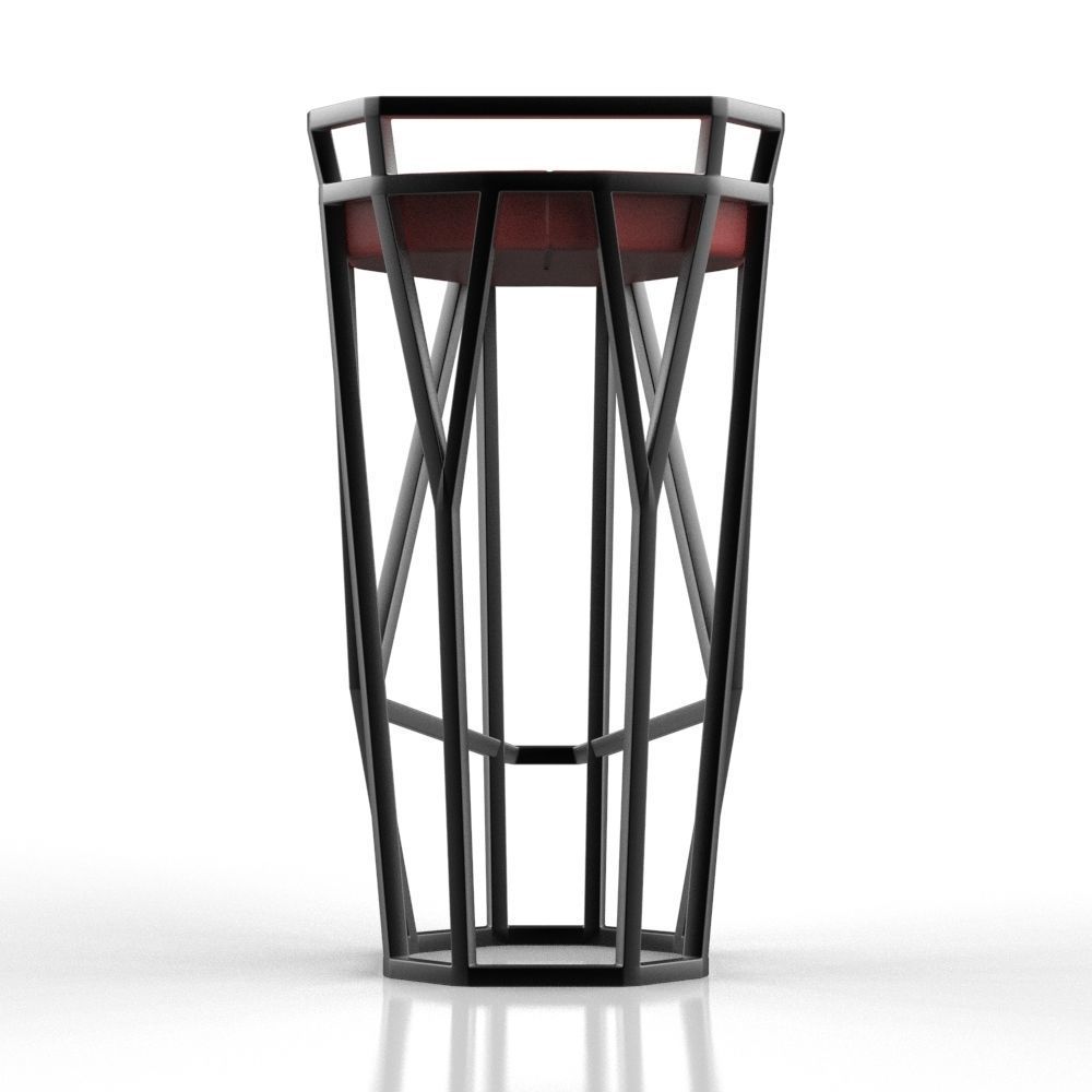 Bar chair octa 3D model_30