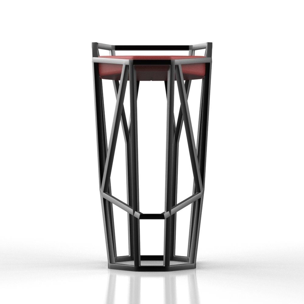 Bar chair octa 3D model_26
